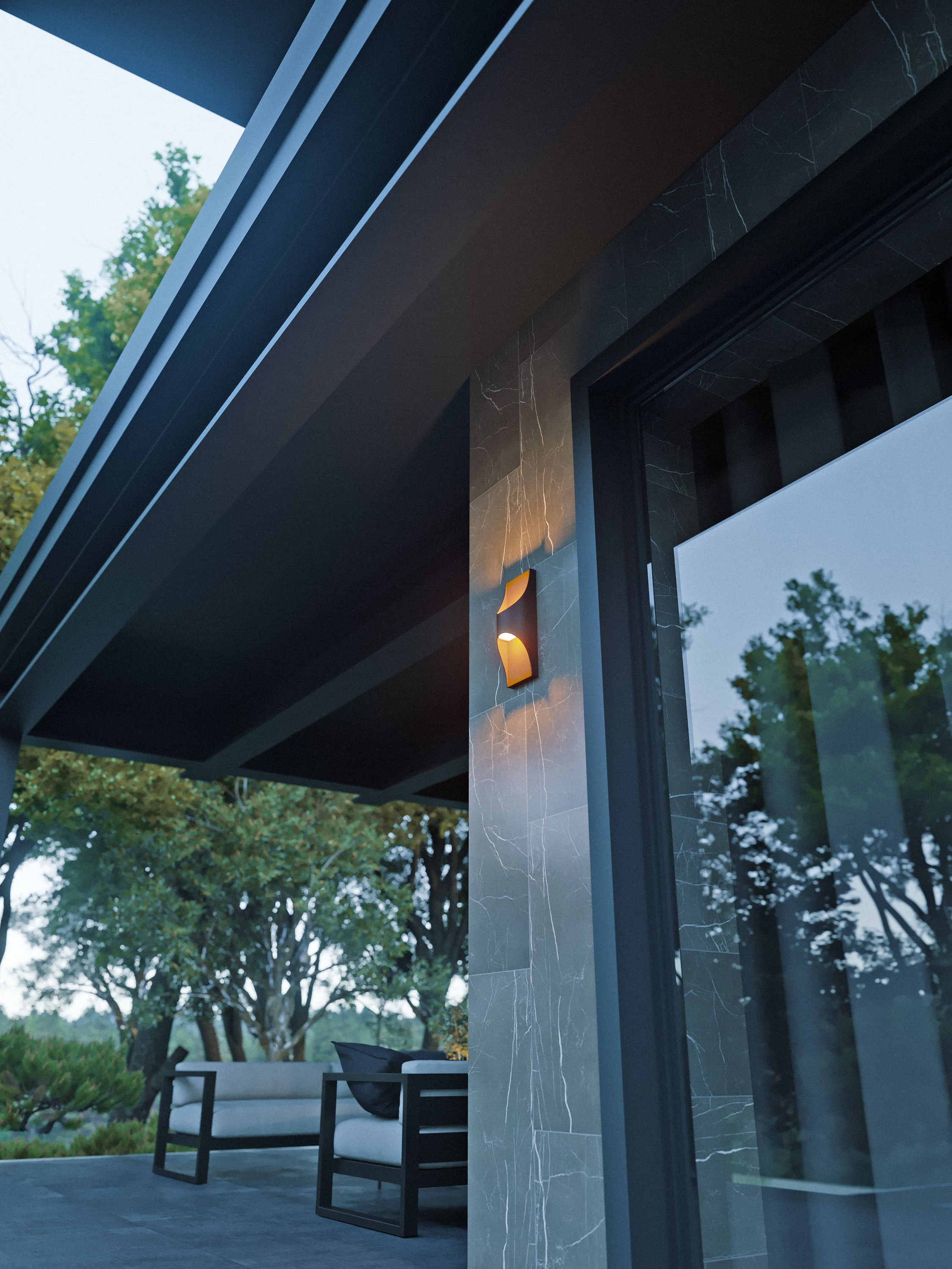 AFX HARW0512L30D1BK Outdoor-Wall-Lighting - View #3