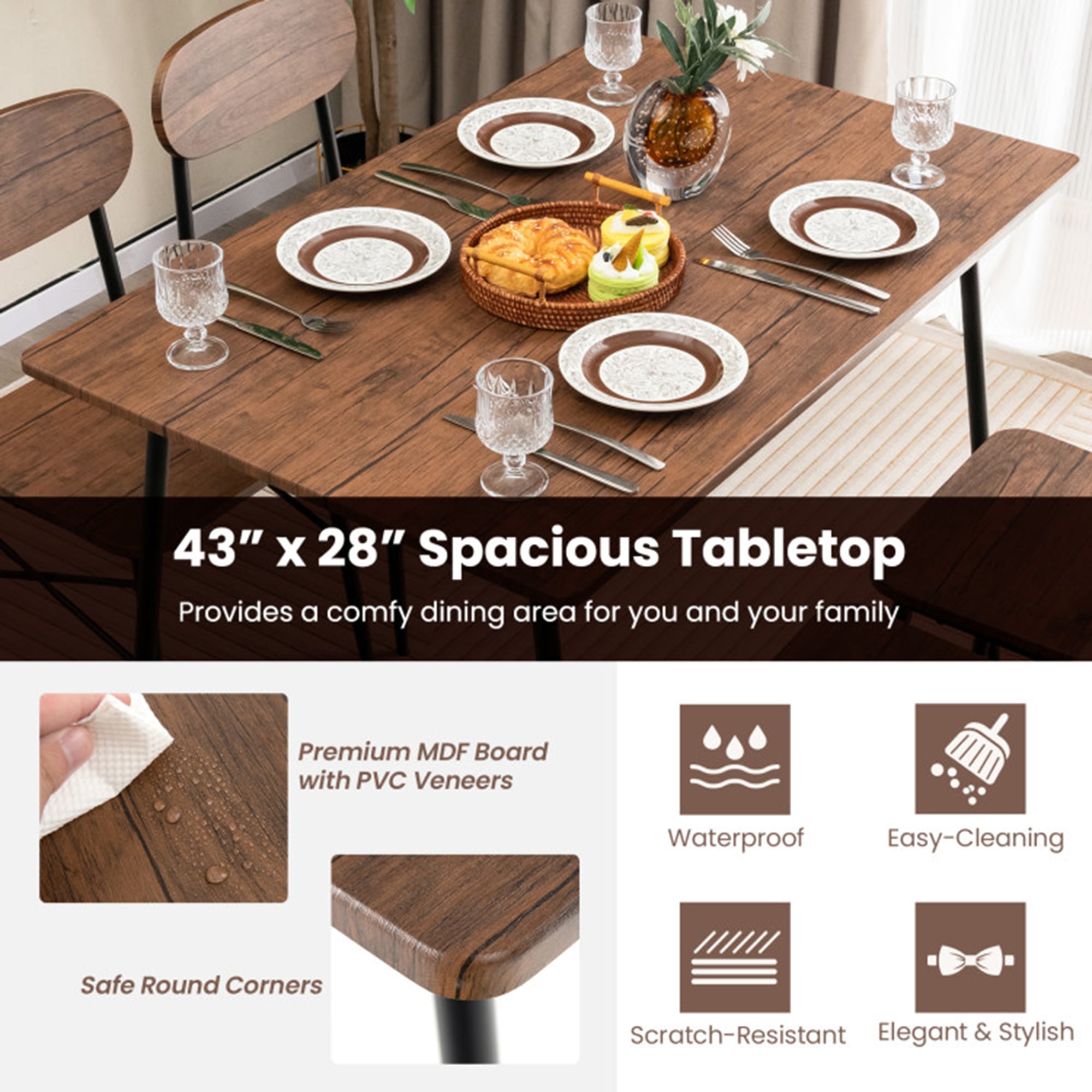 Clihome WM-MF-33AKWH Dining-Sets - View #7