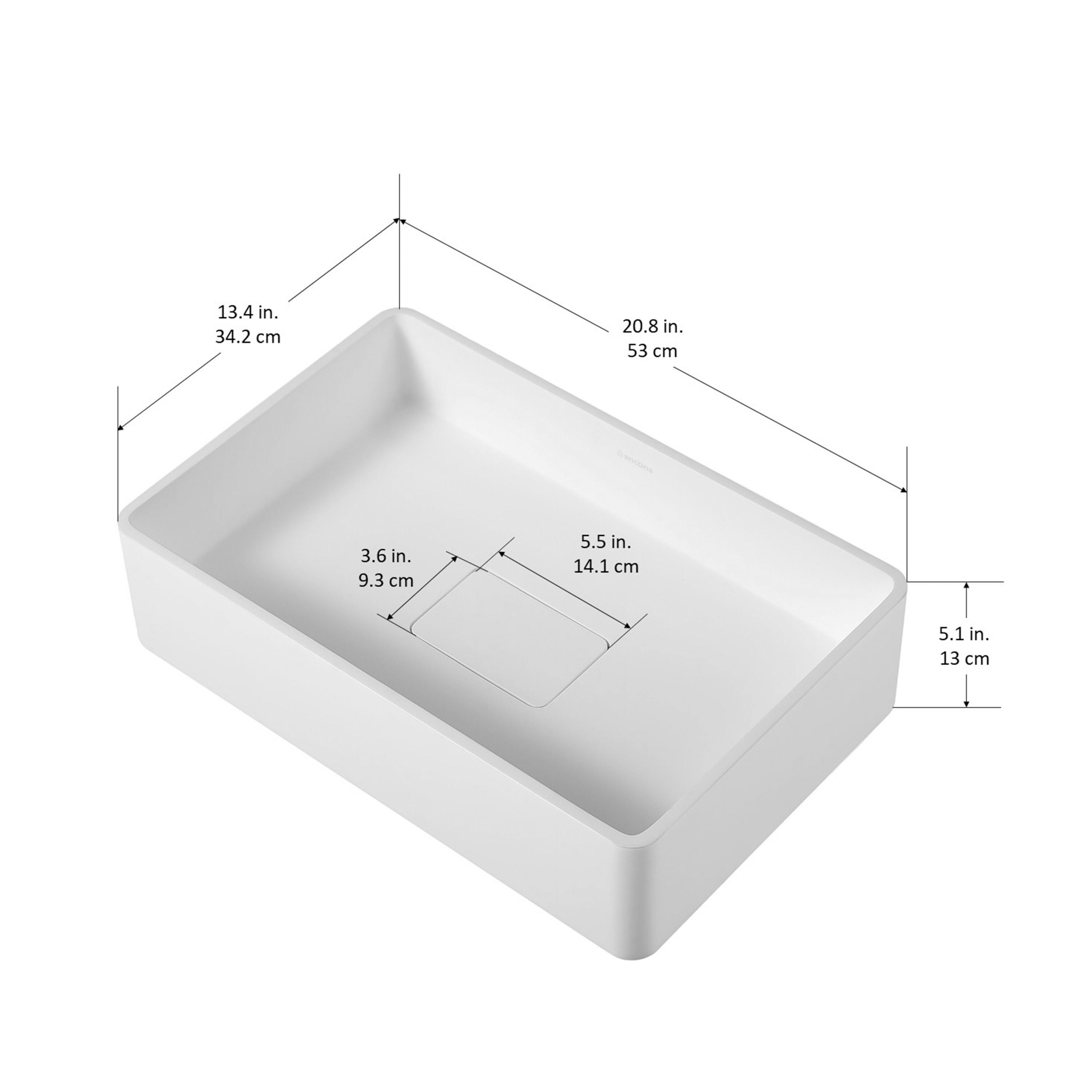 Ancona AN-3351 Bath-Sink - View #6