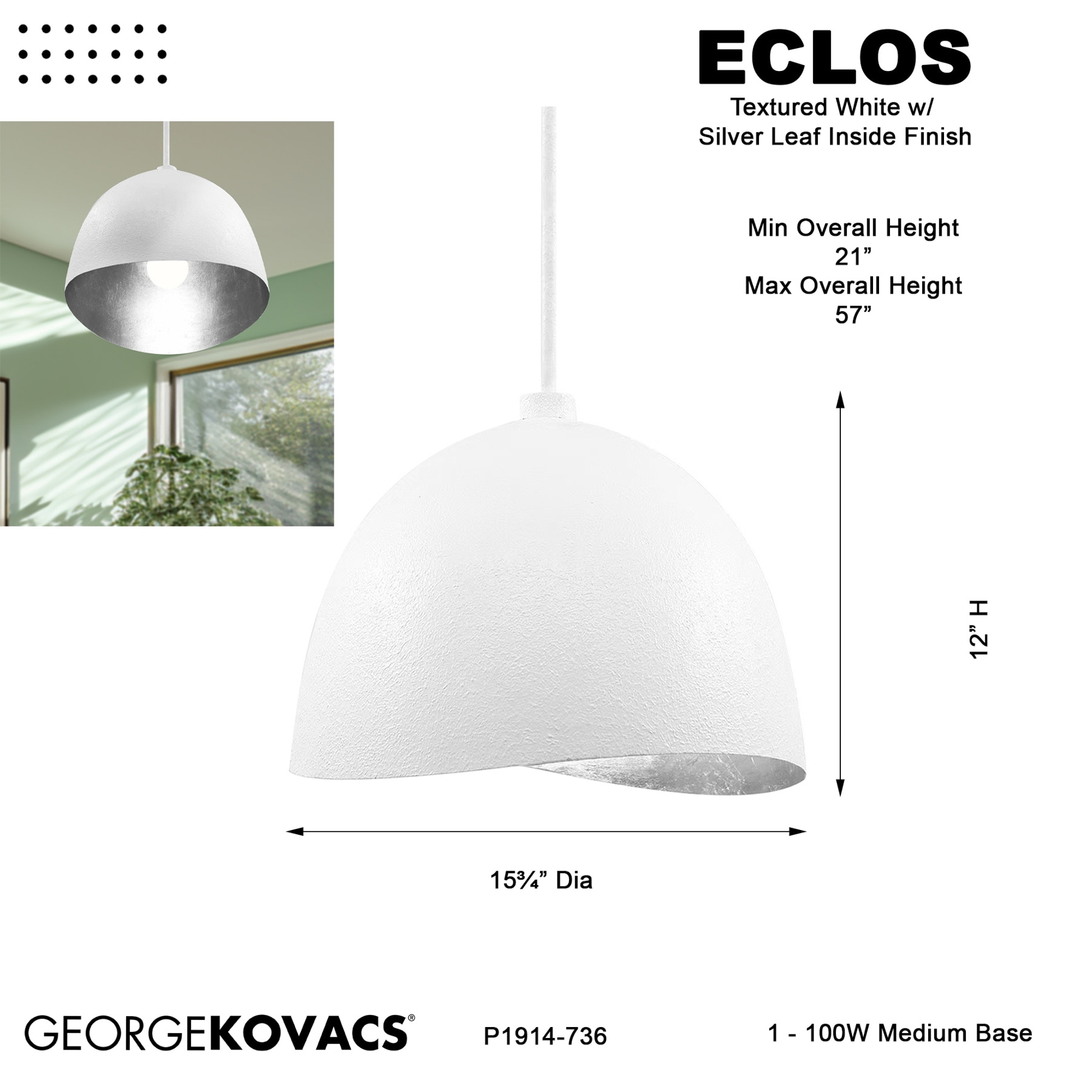 George Kovacs P1914-736 Pendant-Lights - View #8