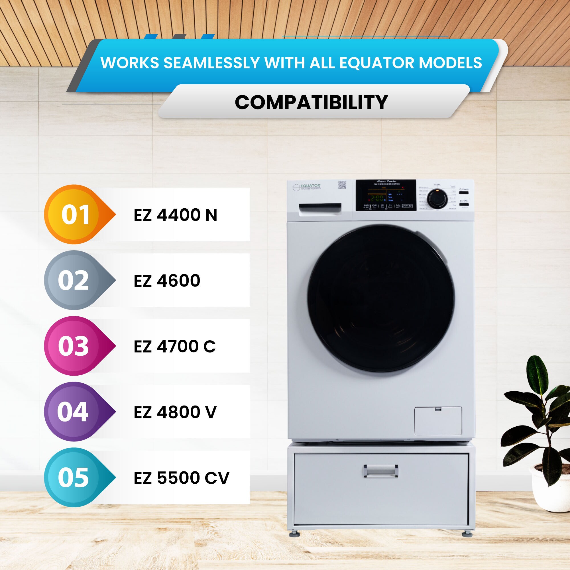Equator Advanced Appliances EZ 4600 W + PDL 4455 Combination-Washers-Dryers - View #12