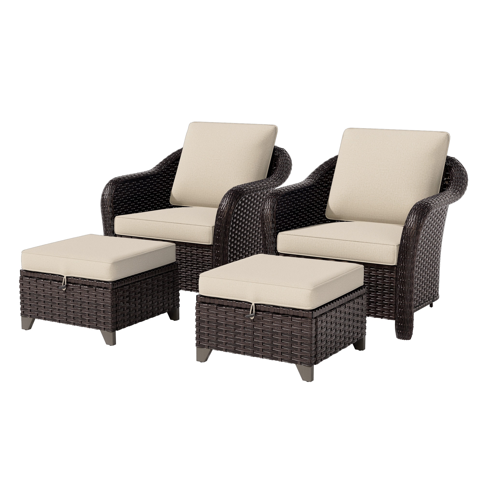 Gardenbee MA012MA06-3-M Patio-Conversation-Sets - View #7