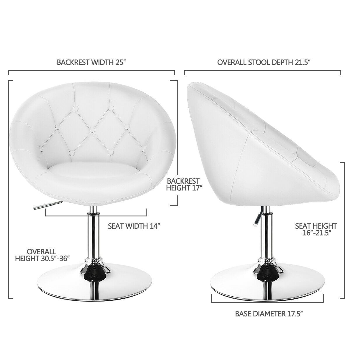 CASAINC WF-HW66471WH-LA stools - View #5