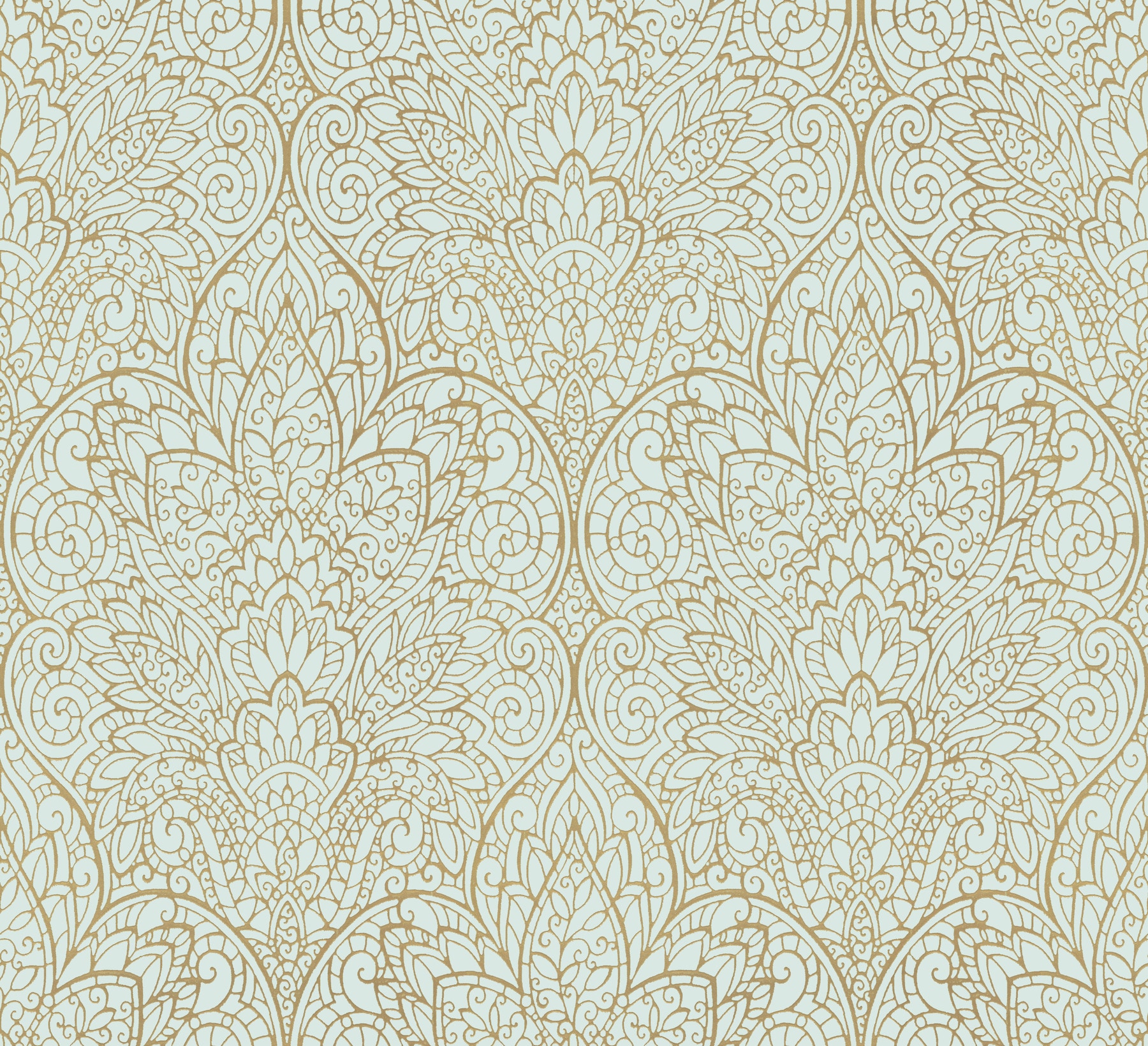 York Wallcoverings CD4008 Candice Olson Decadence 57.2-Sq. Feet Blue Non-woven Novelty Unpasted Wallpaper