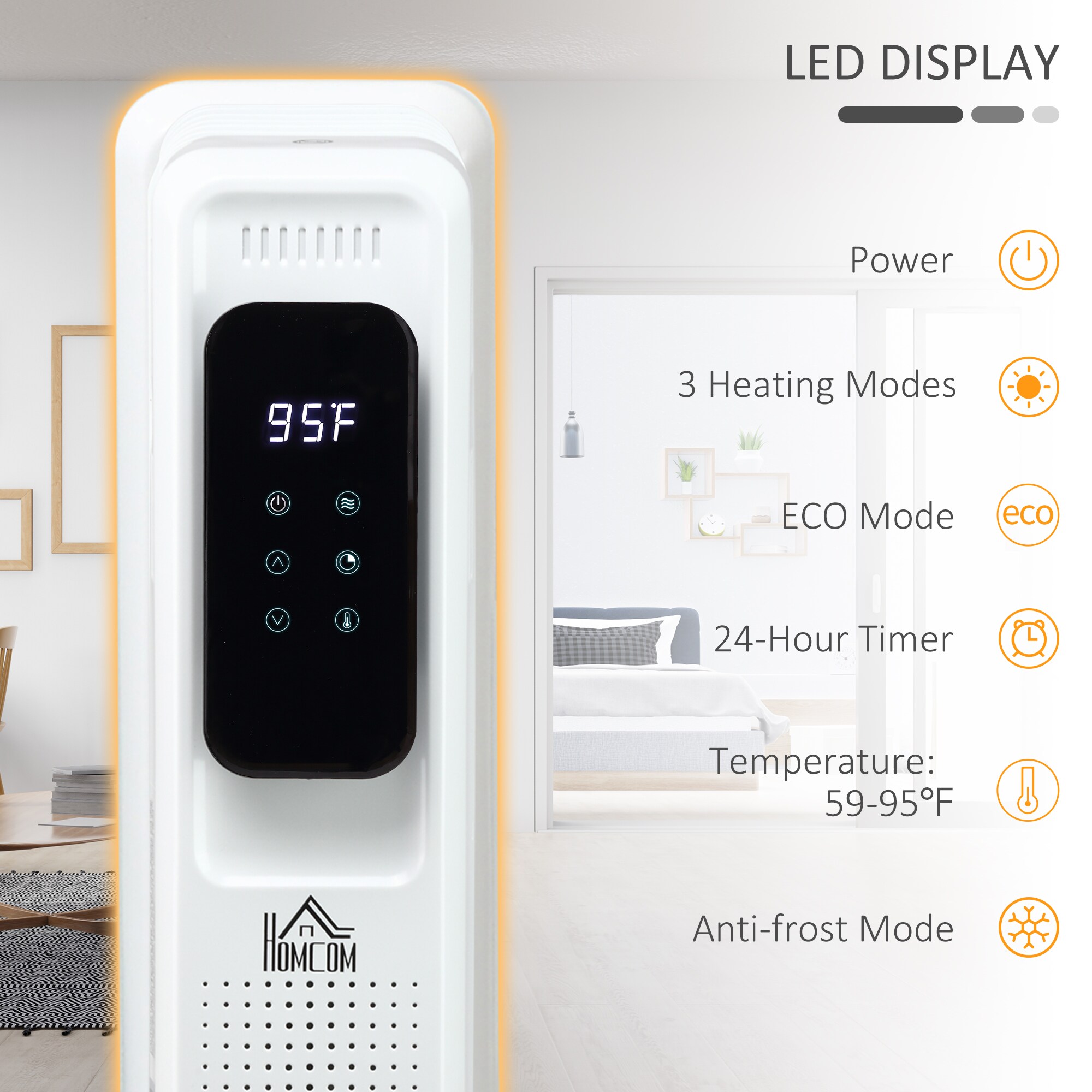 Kahomvis AOS-QP1092-072 Portable-Electric-Heat - View #7