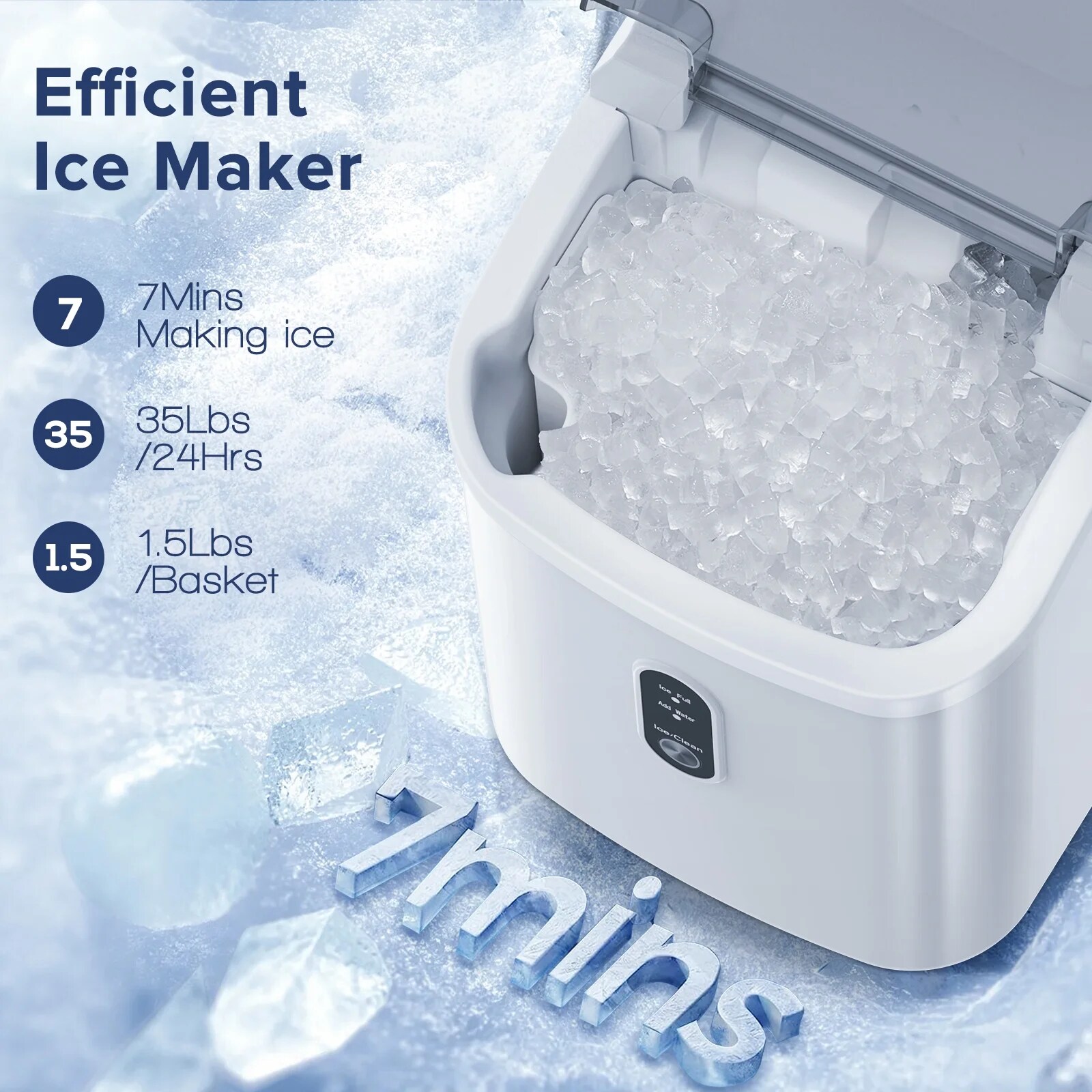 COWSAR LSIM-Z5815NHW Ice-Makers - View #2