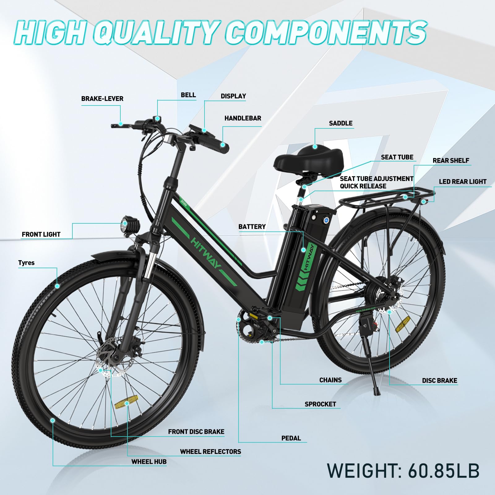 HITWAY BK8M-HW-BLACK-LV bikes - View #6