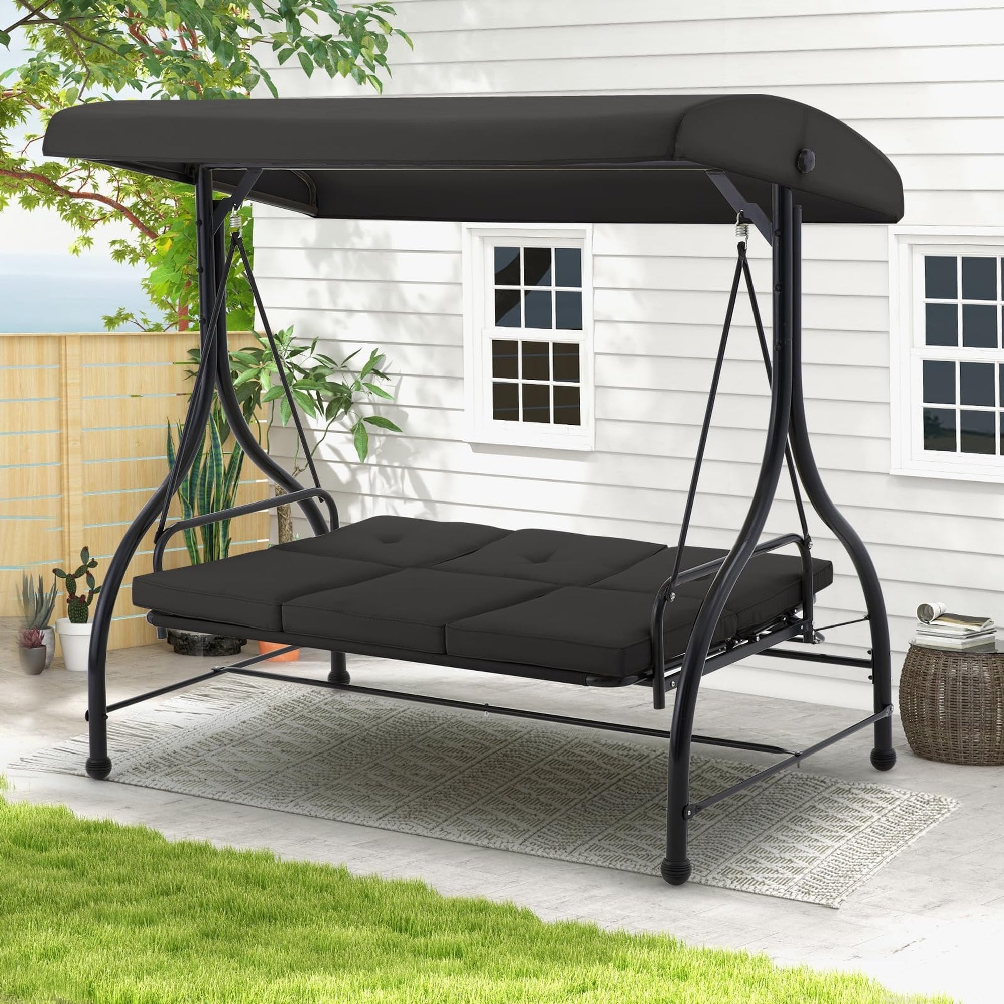 Boyel Living BL-16024BK Replace-Porch-Swing-Glider-Tops - View #3