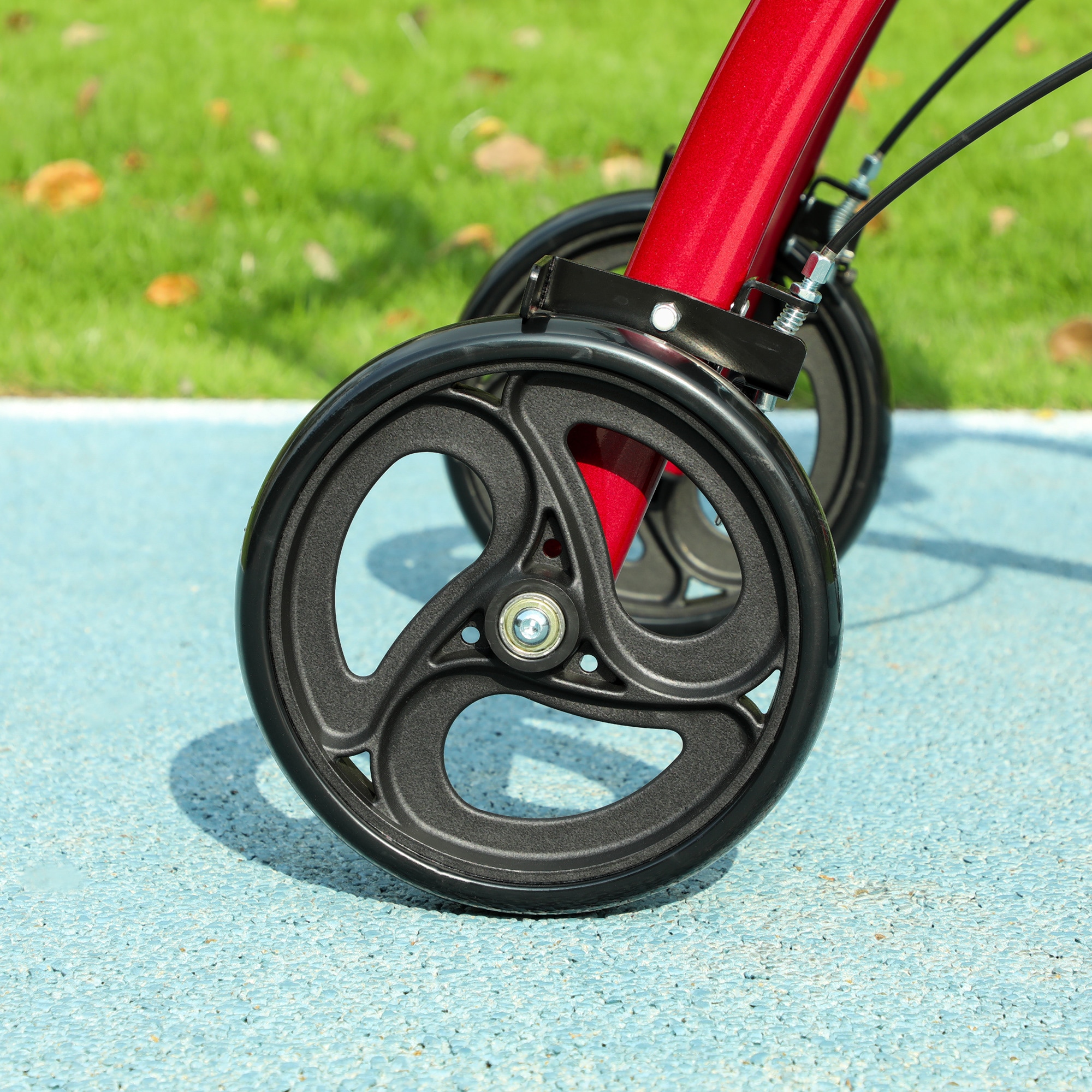 HomCom 712-068V00RD Walkers-Wheelchairs-Rollators - View #4