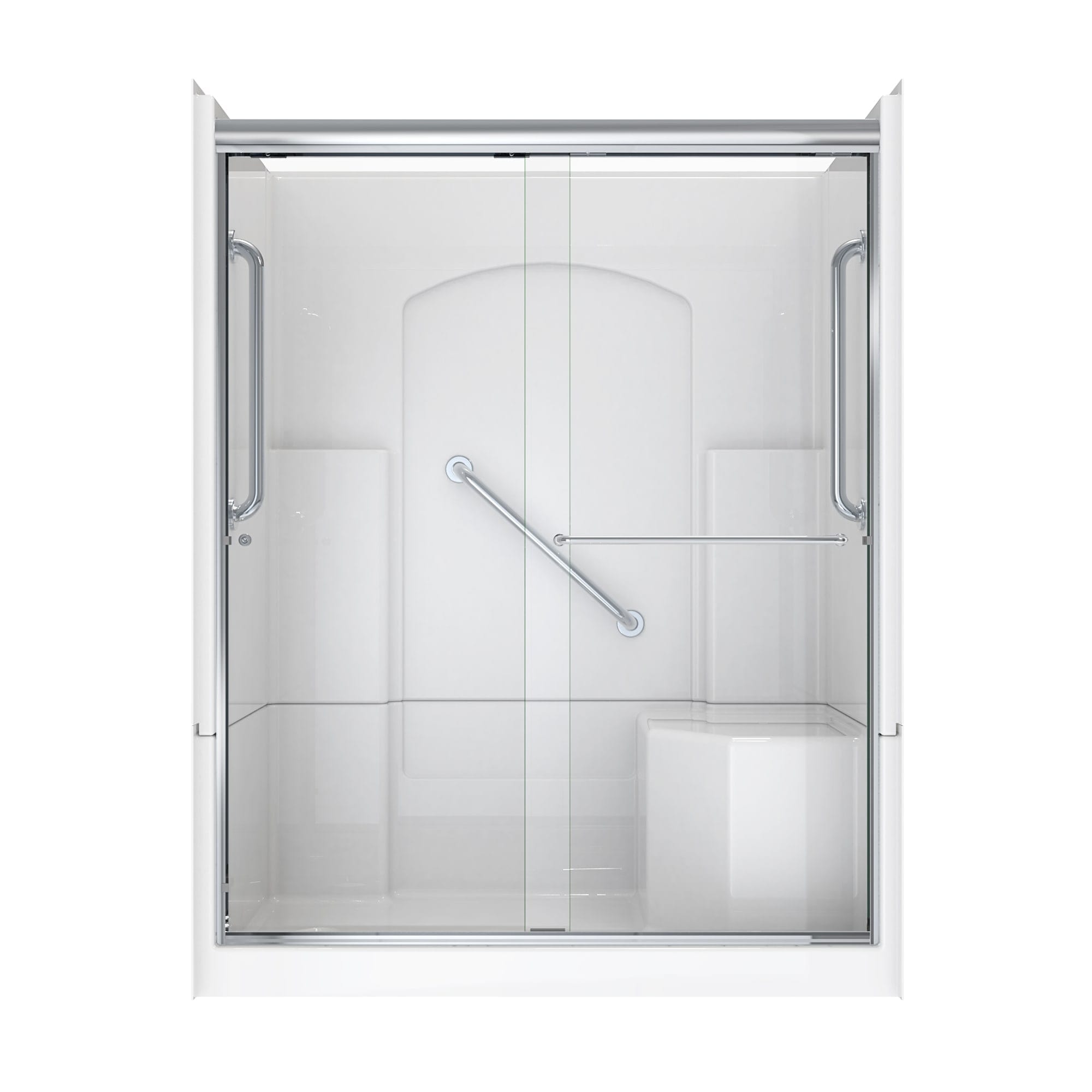 Laurel Mountain L3260SH1S4PRWC1 Alcove-Shower-Kit - View #2