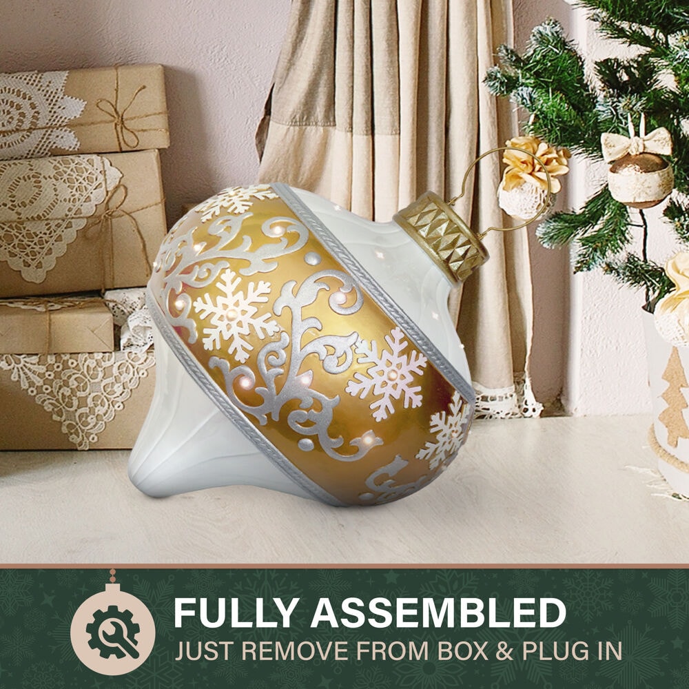 Fraser Hill Farm FFRS029-ORN1-GLD Outdoor-Christmas-Decor - View #6