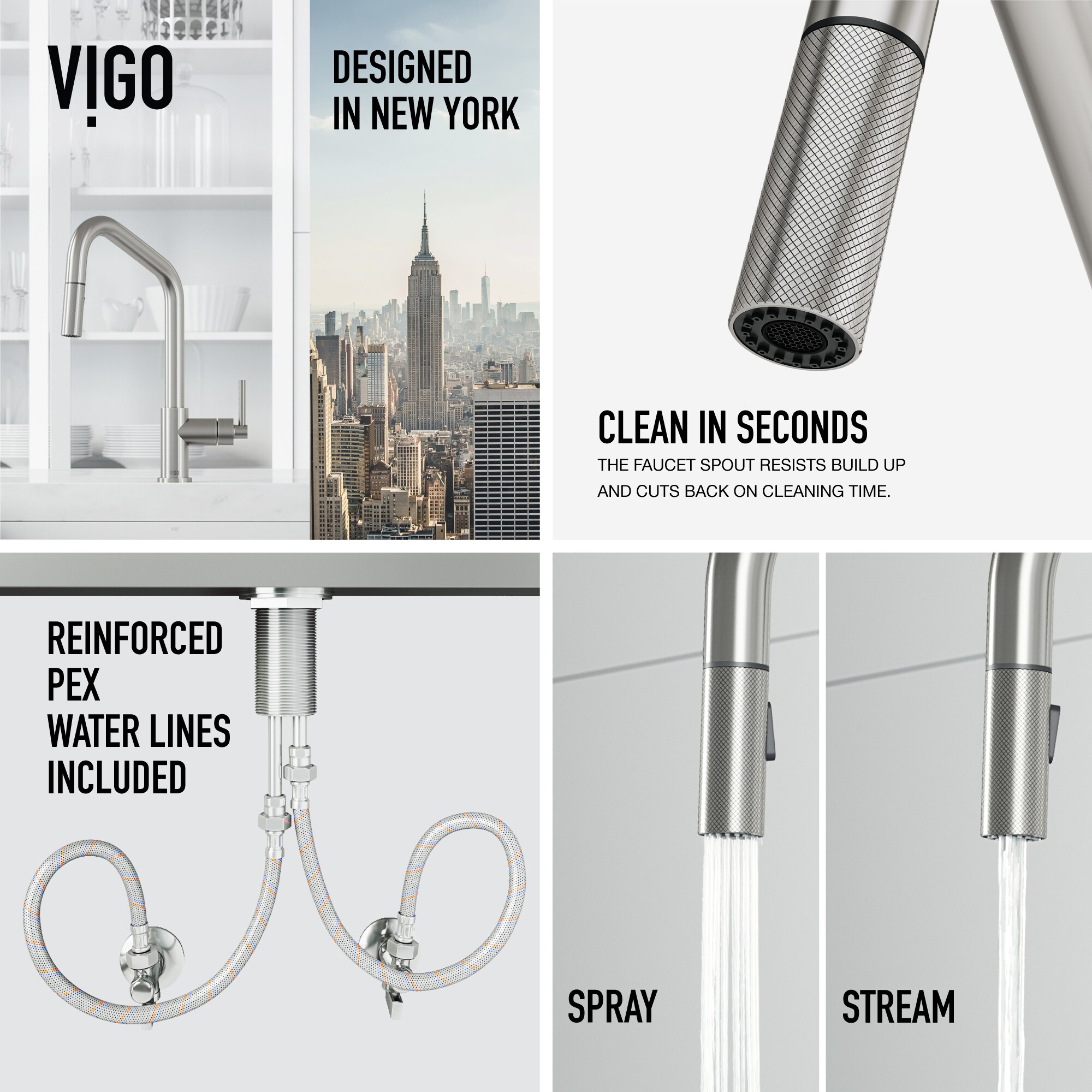 VIGO VG02038ST Kitchen-Faucets - View #6