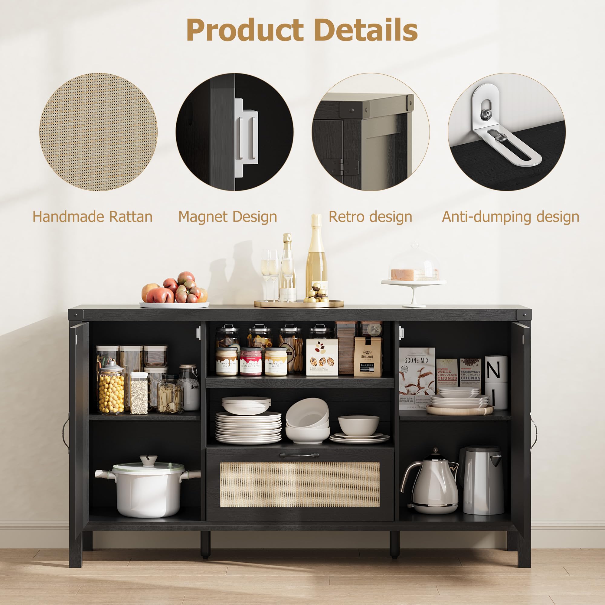 GarveeLife LEEW-PHO-33T7K58N Cabinets-Kitchen - View #4