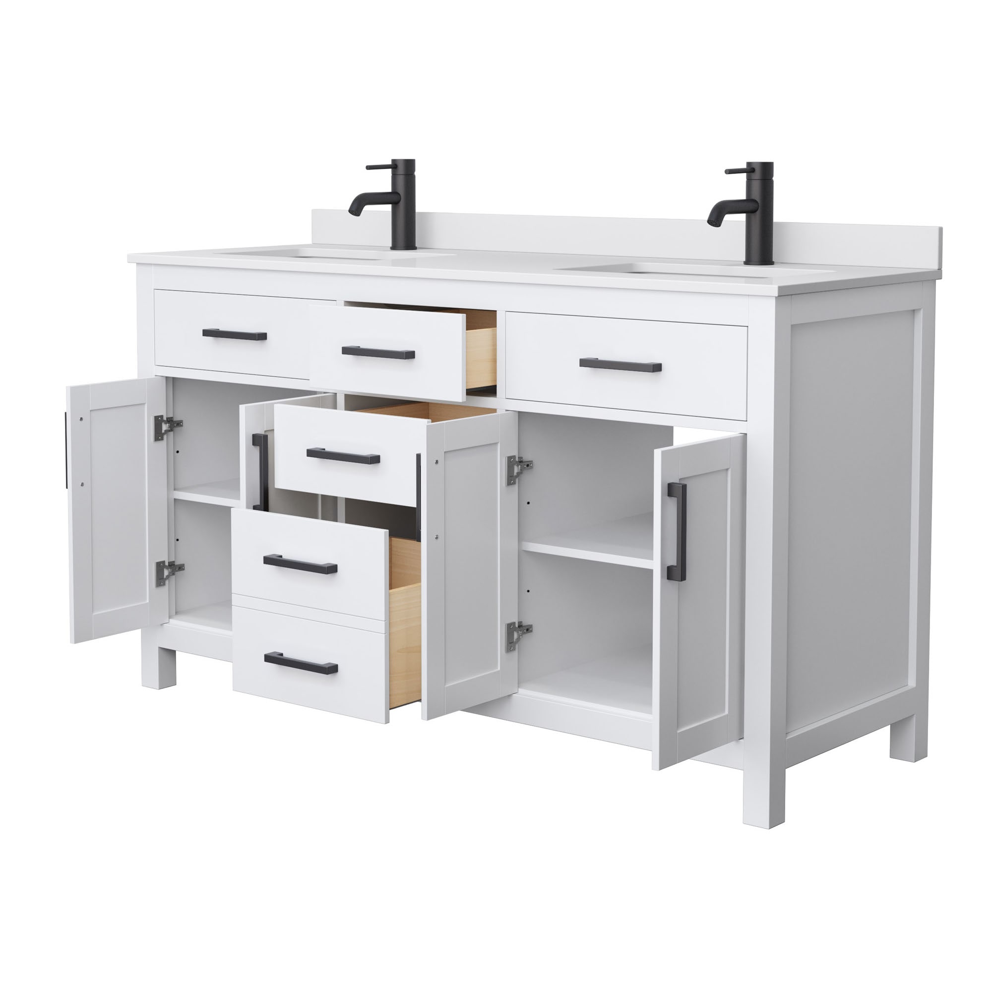 Wyndham Collection WCG242460DWBWCUNSMXX Bath-Vanity-Combo - View #3
