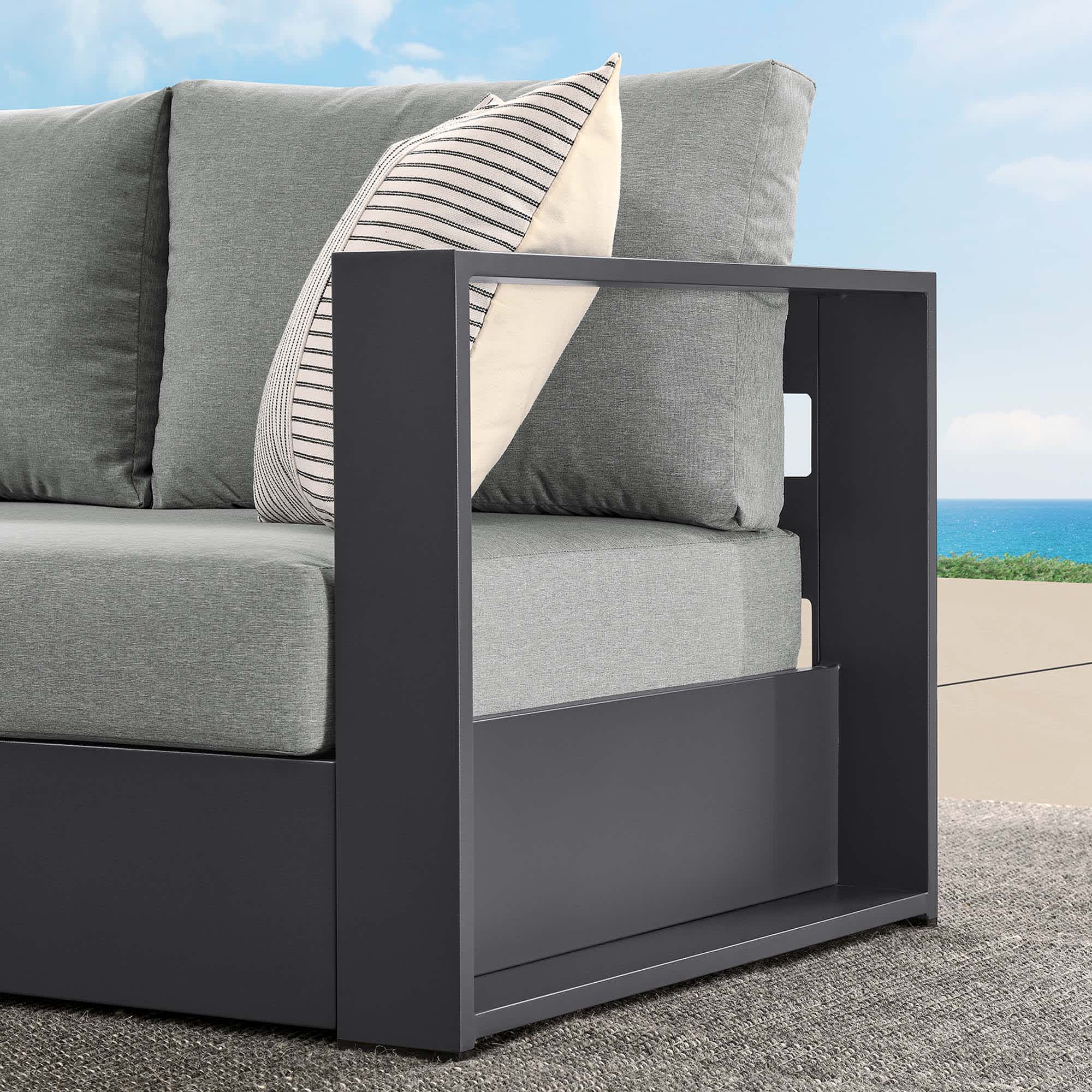 Modway EEI-6630-GRY-GRY Patio-Sofas-Daybeds - View #8