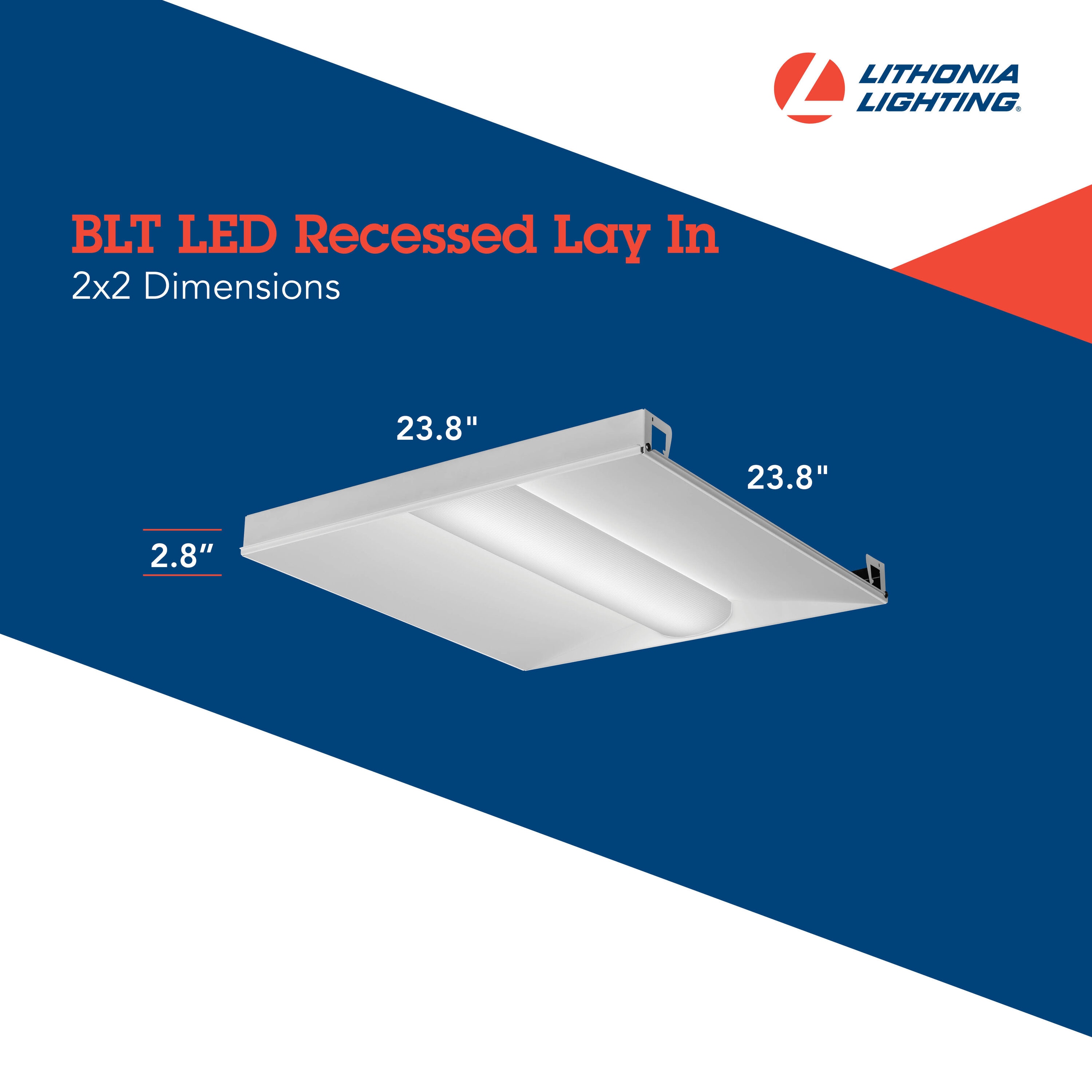 Matte White Recessed LED Ceiling Light with Acrylic Shade