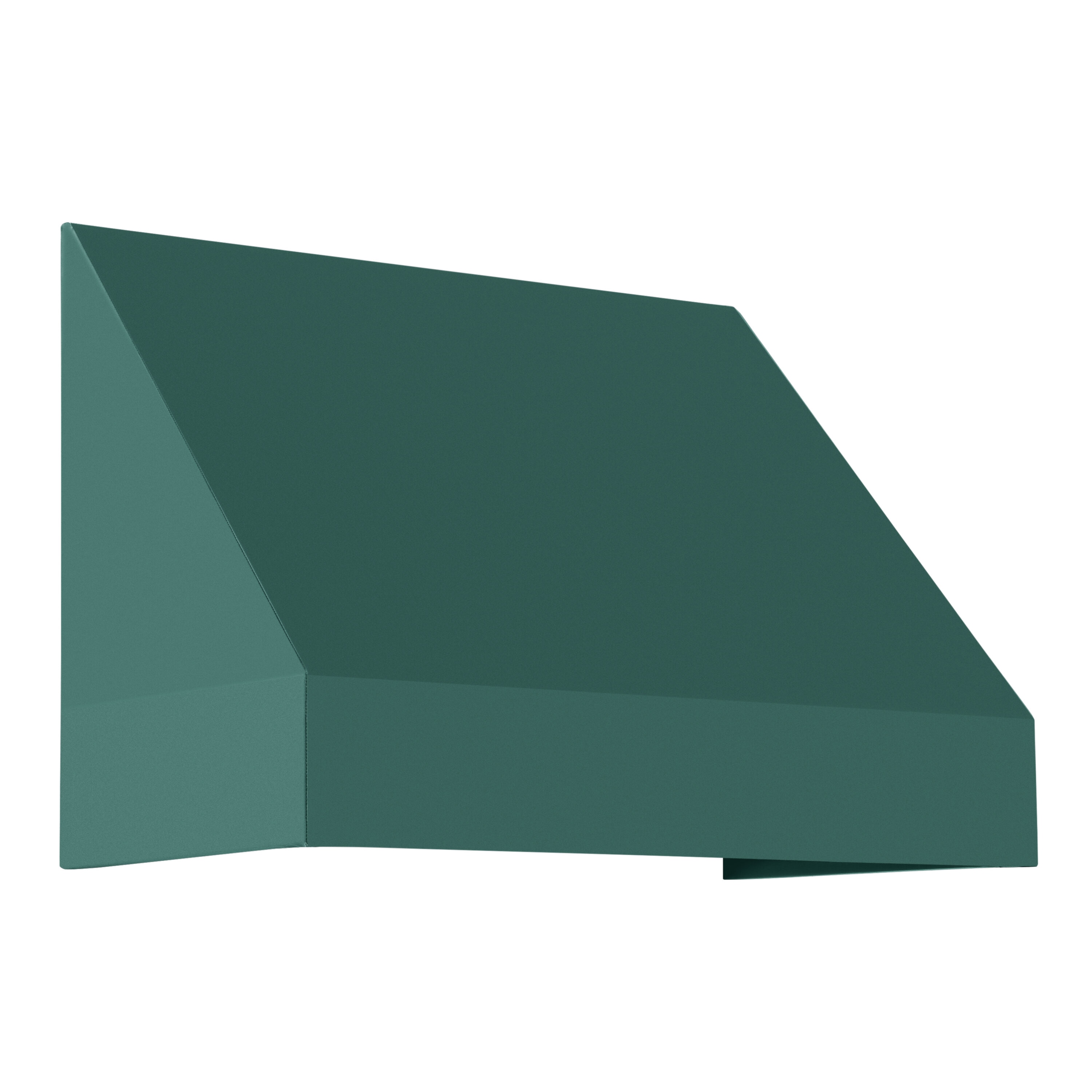 Awntech RN22-L-4F New Yorker 52.5-in Wide x 24-in Projection x 31-in Height Fabric Forest Solid Fixed Window/Door Awning