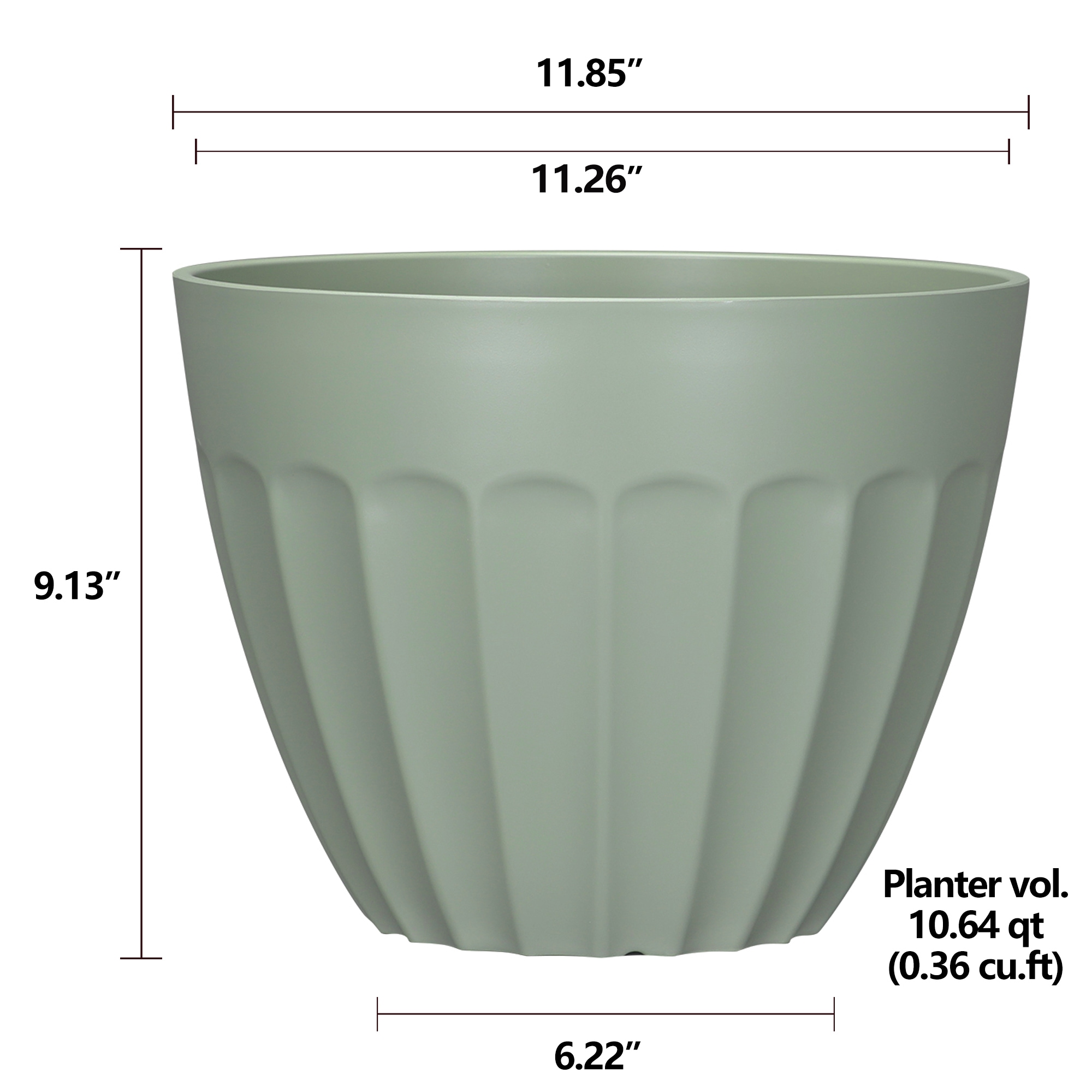allen + roth PLJ9712PGJ Planter-Window-Box - View #4