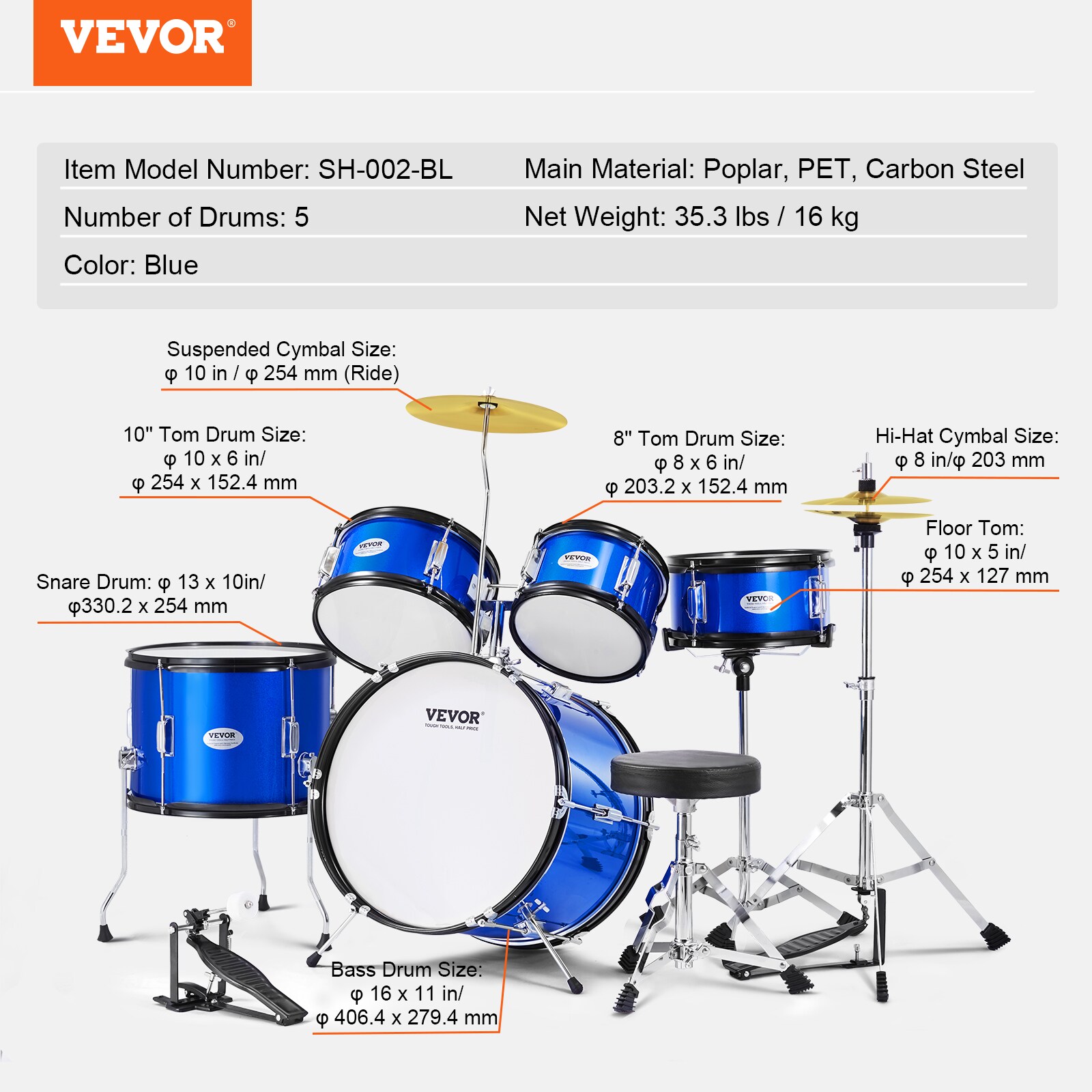 VEVOR WJTJZG5JT16LU8B1VV0 Play-Toys - View #9