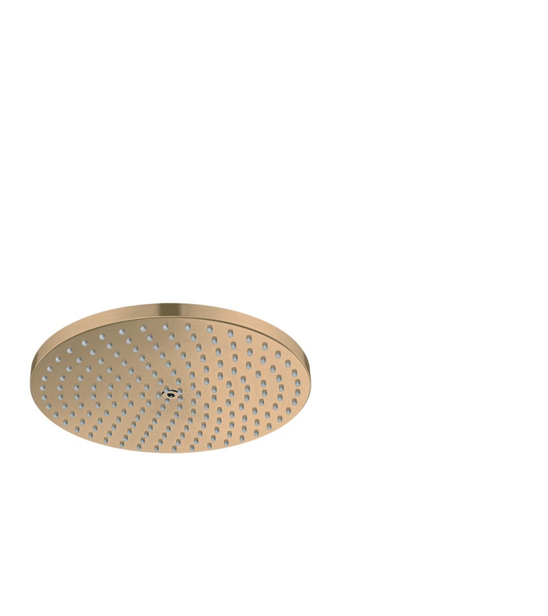 Hansgrohe 27624141 Raindance S 1.0 -Spray Brushed Bronze 9.4375-in Round Fixed High Pressure Rain Shower Head 2.5 GPM