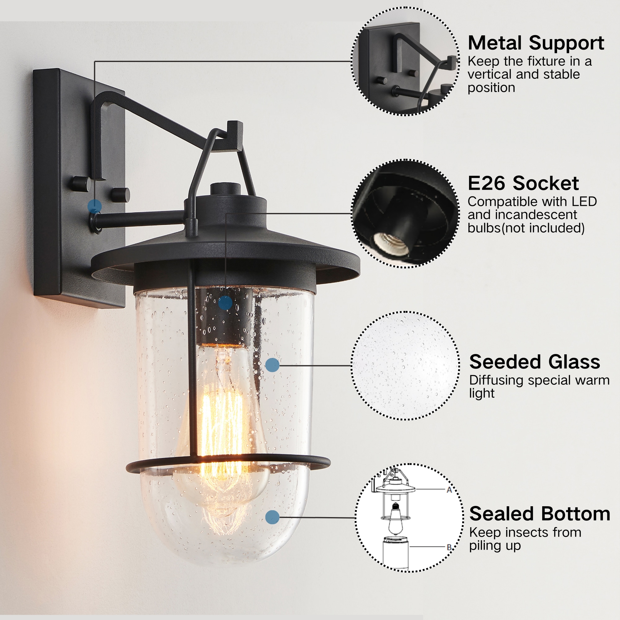 KAWOTI 21400 Outdoor-Wall-Lighting - View #4
