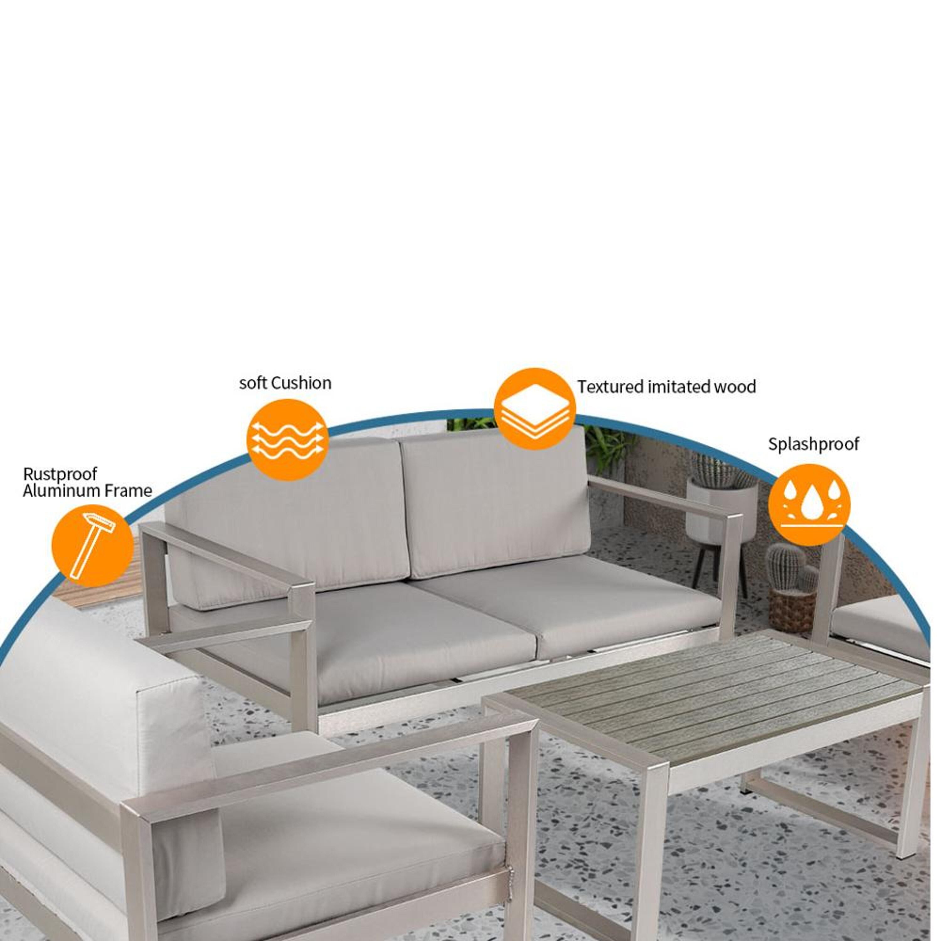 Bayfeve BF-229818-PCS Patio-Conversation-Sets - View #9