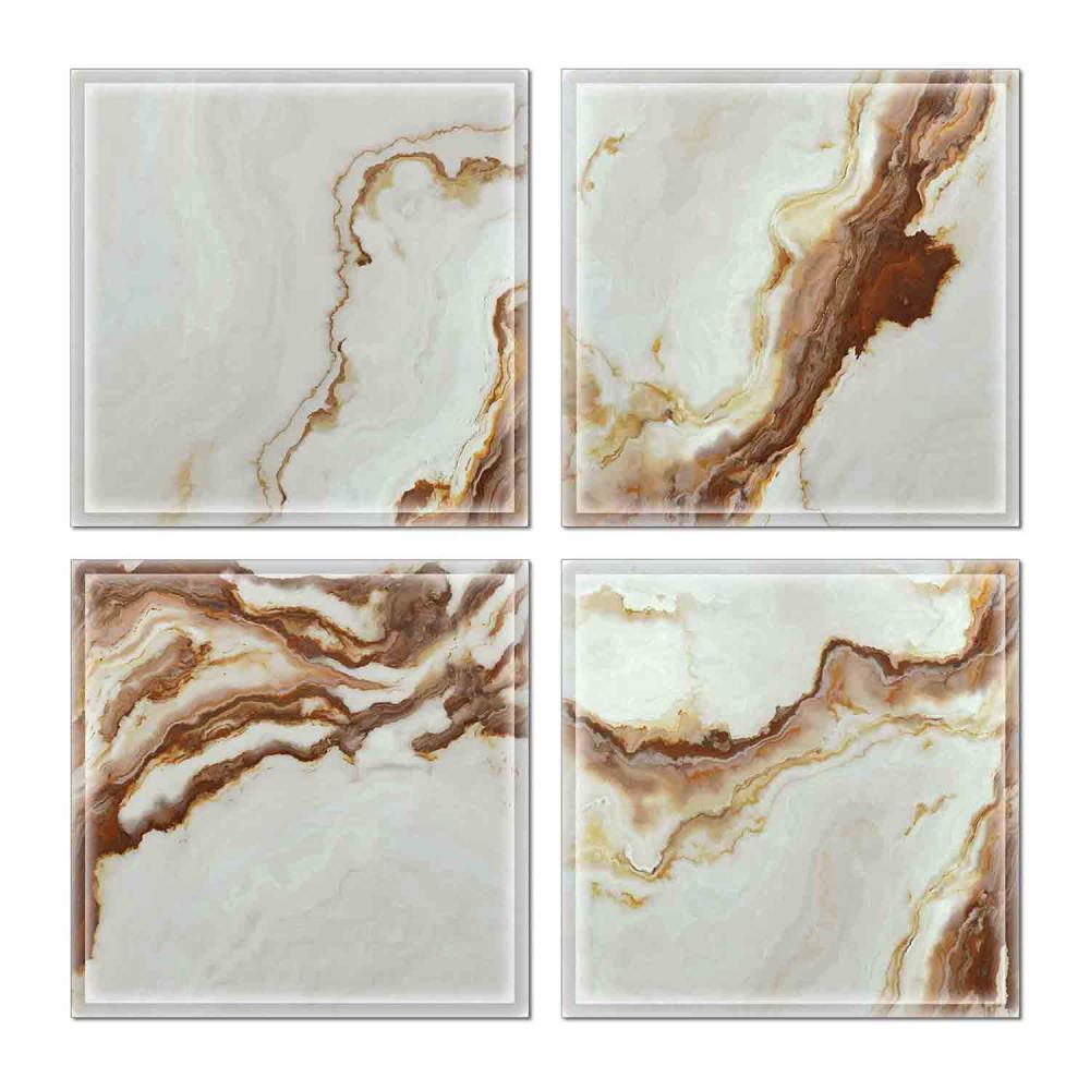 Instant Mosaic 9860103 Upscale Designs 32-Pack Multicolor 6-in x 6-in Glossy Glass Random Wall Tile