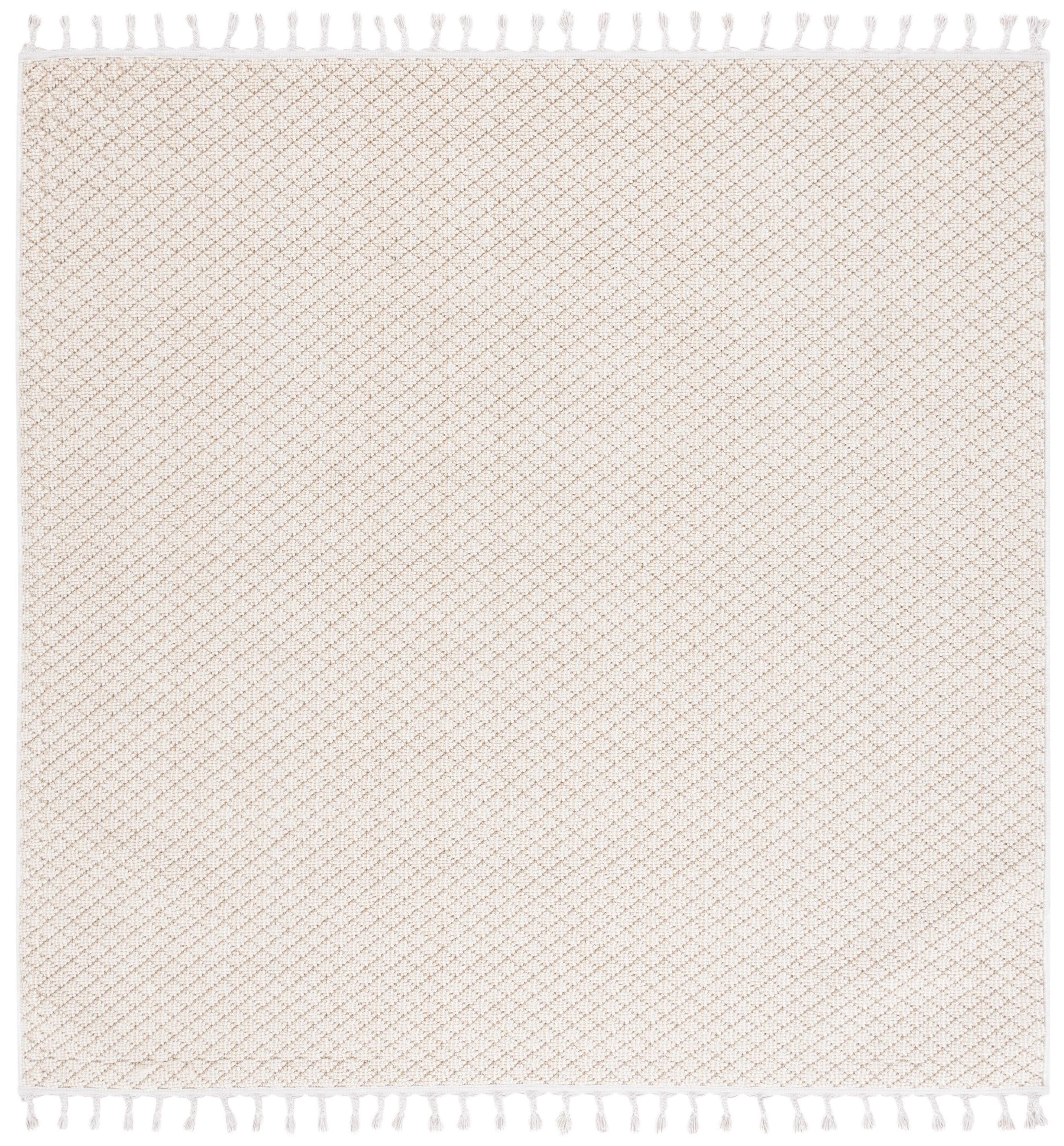 Global 422A Ivory/Beige 7 X 7 Area Rug