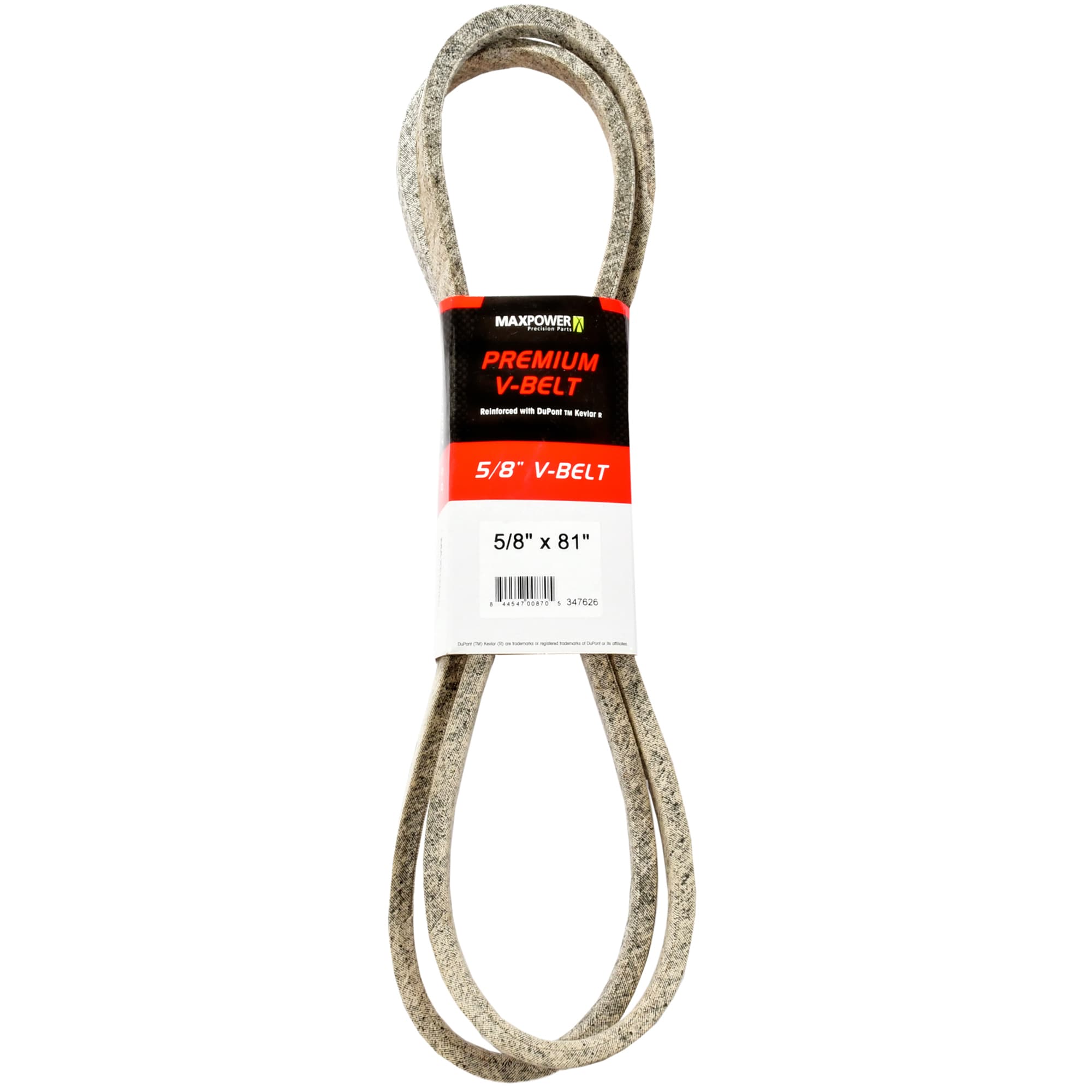 MaxPower 347626 5/8-in x 81-in V-belt, Riding Mower/Tractors, Replaces OEM Part Number Universal