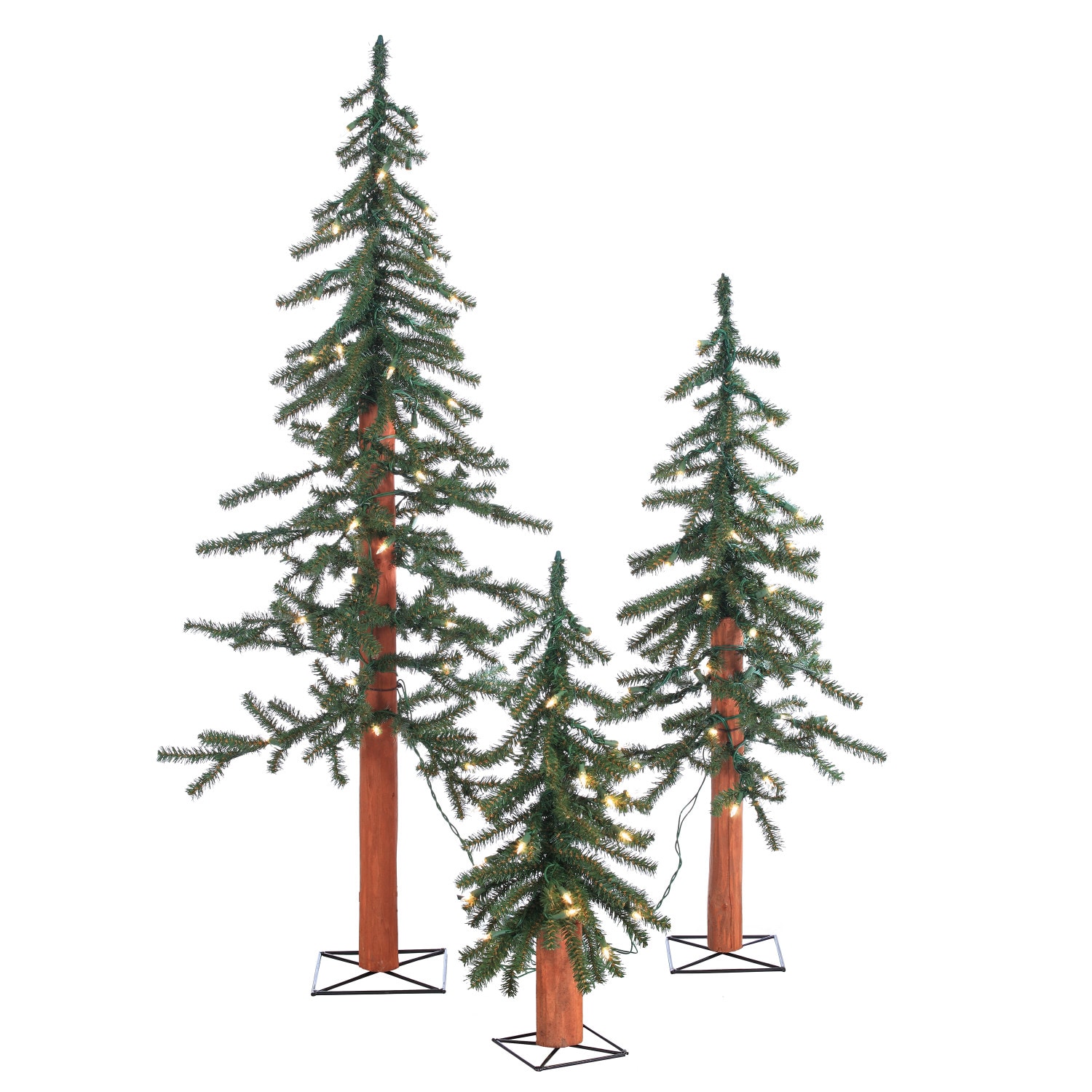 Sterling 2511--234CLED 4-ft Alpine Pre-lit Slim Artificial Christmas Tree with Clear LED Lights
