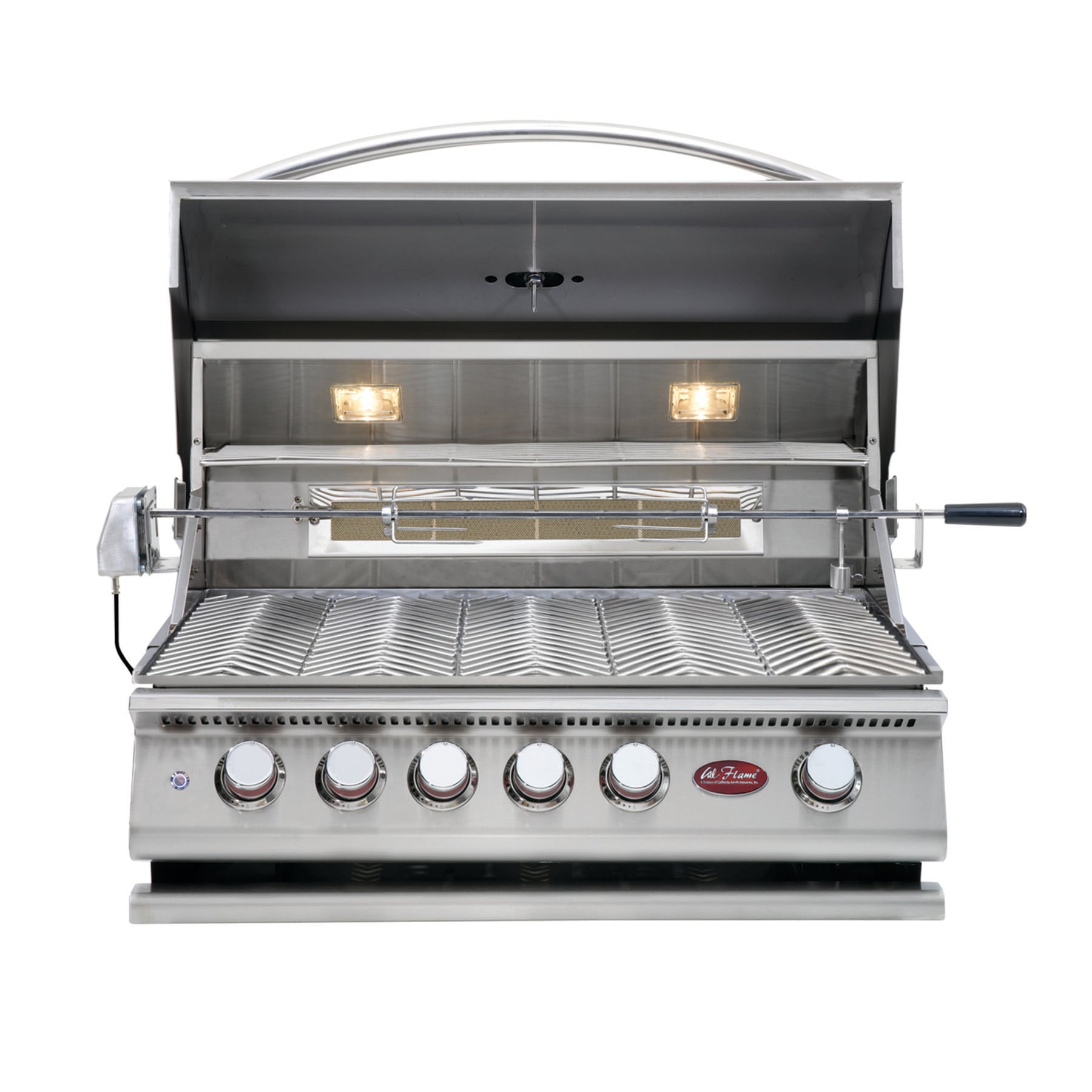 Cal Flame 5-Burner Built-In Liquid Propane and Natural Gas Infrared ...