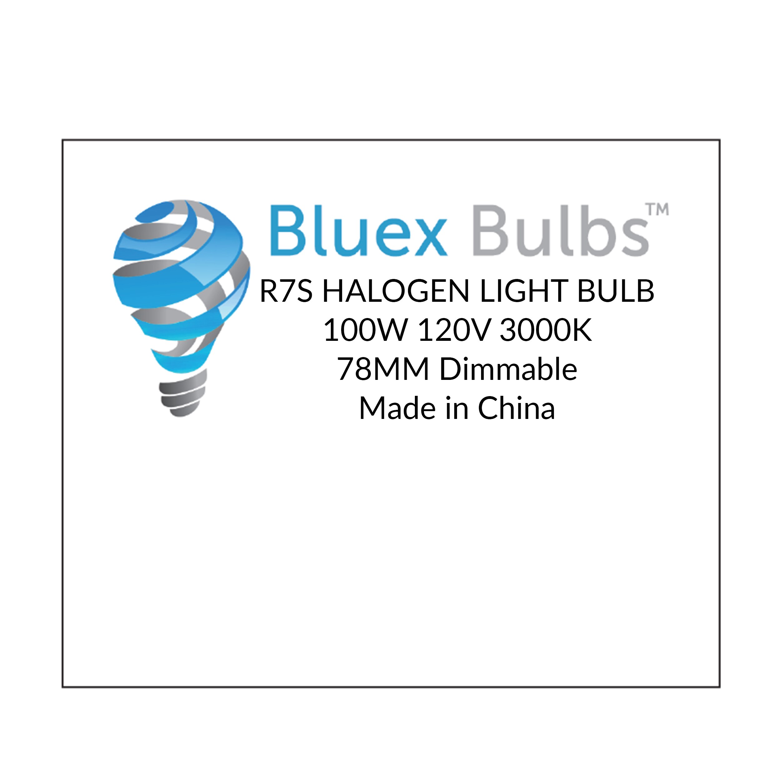 Bluex Bulbs R7S-78MM-100W Specialty-Light-Bulbs - View #7