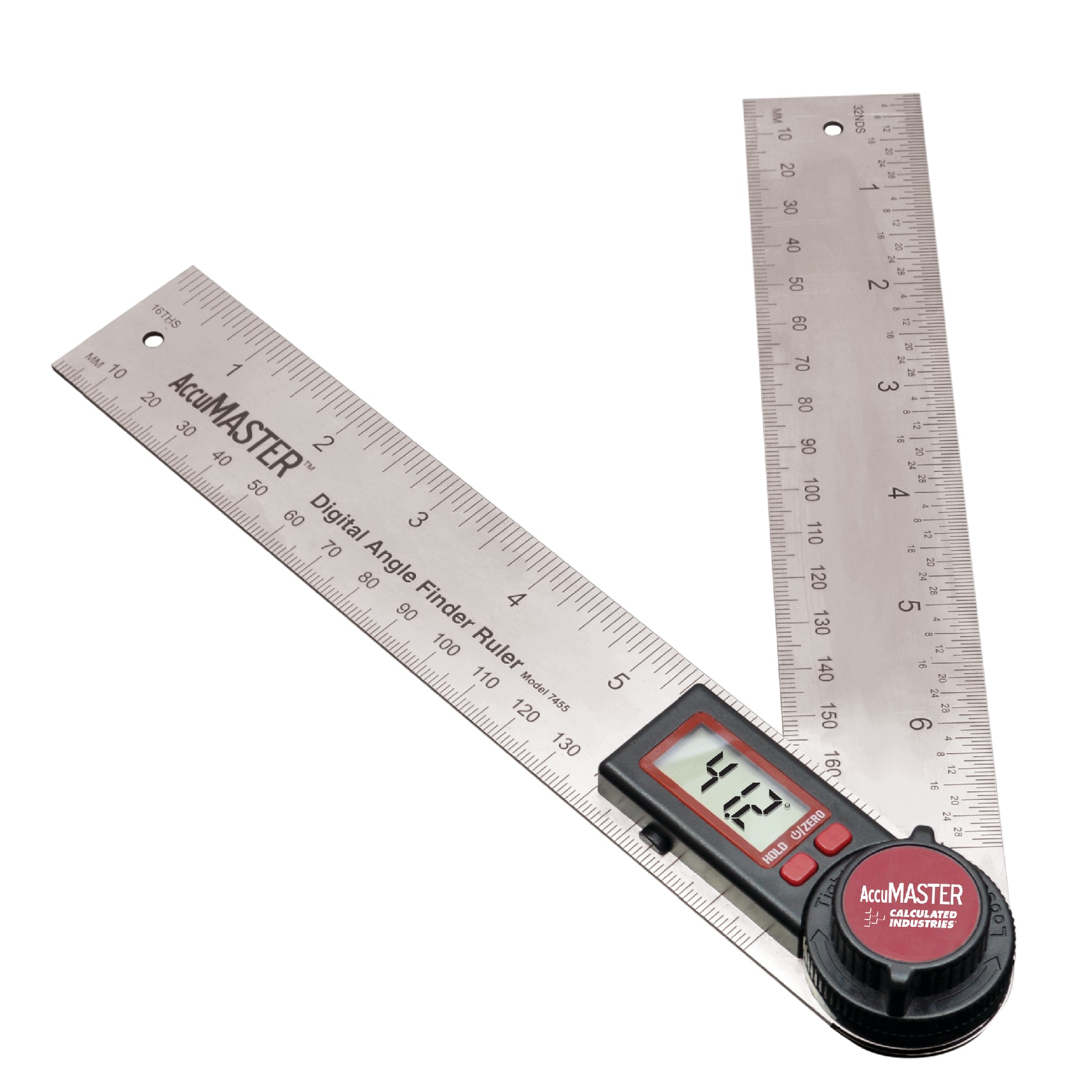 Calculated Industries Accumaster Digital 7-in Angle Finder Ruler