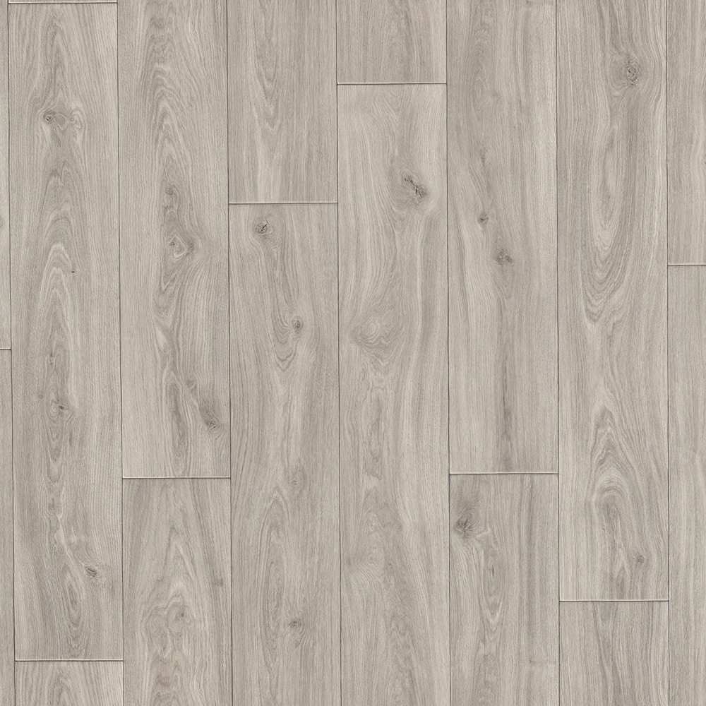 STAINMASTER L008V-794-S0609 (Sample) Graphite Serenity Gray Wood look 10-mil Waterproof and Water Resistant Glue down Sheet Vinyl (Cut-to-Length)