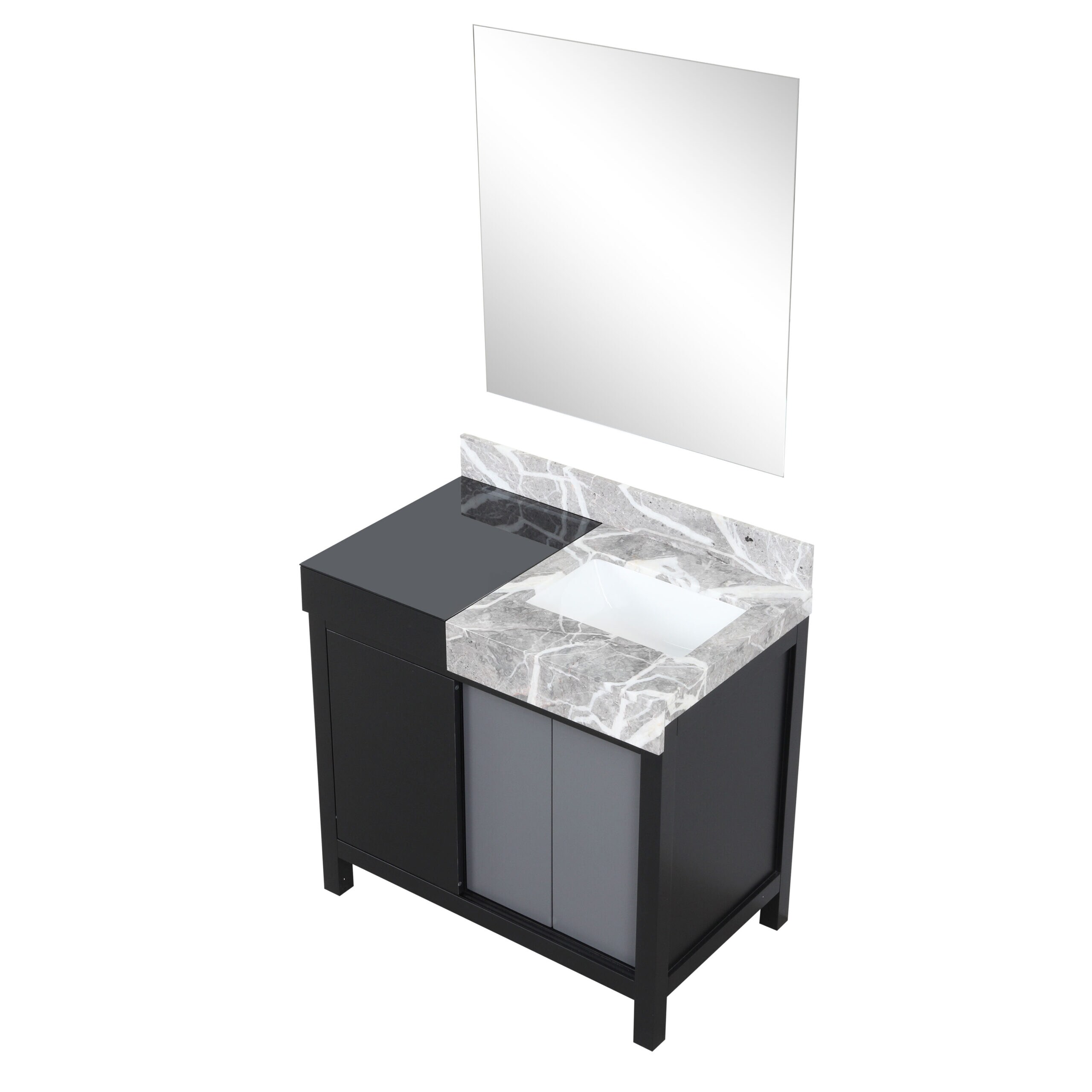 Lexora LZ342236SLISM30 Bath-Vanity-Combo - View #4