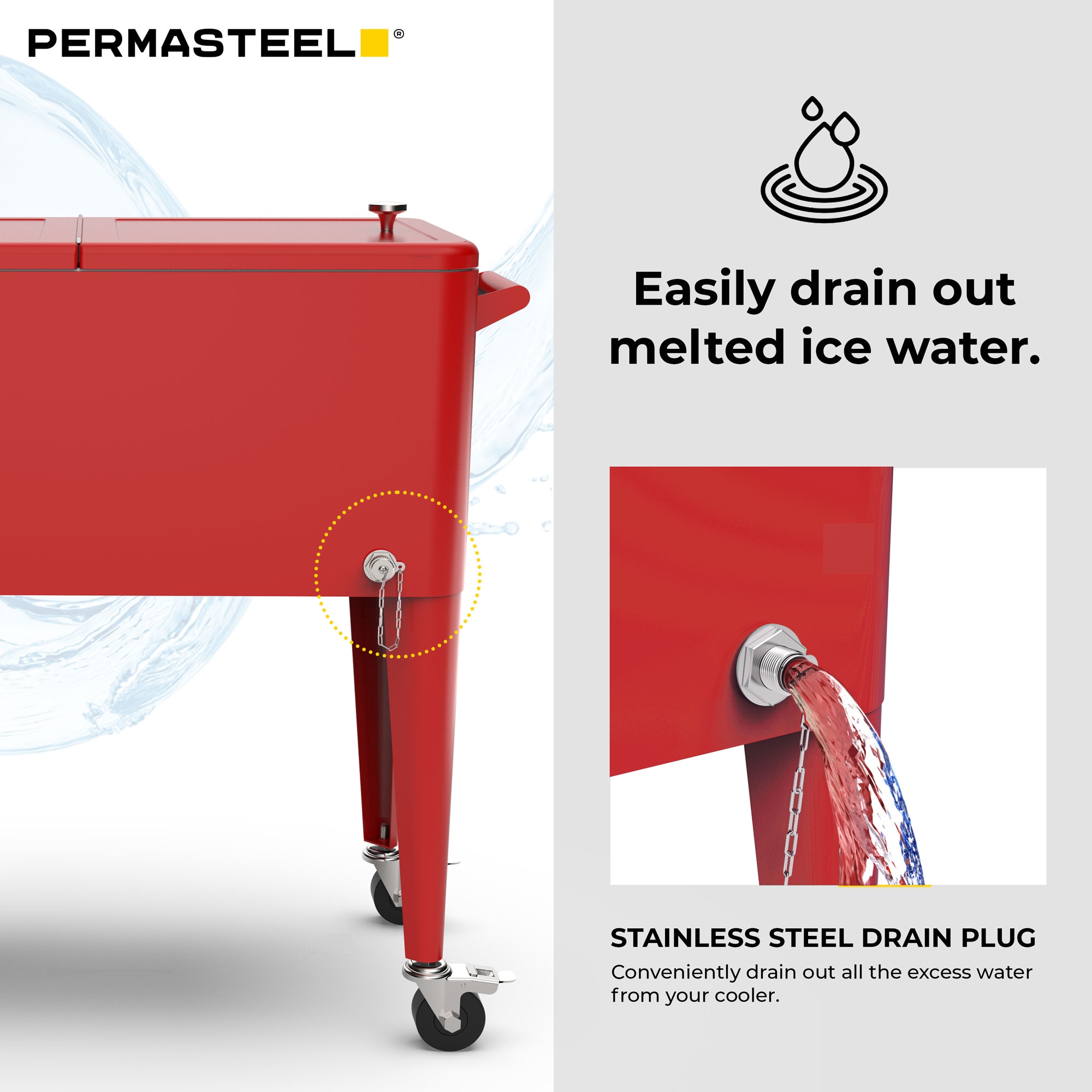 Permasteel PS-203 RD Beverage-Coolers - View #6