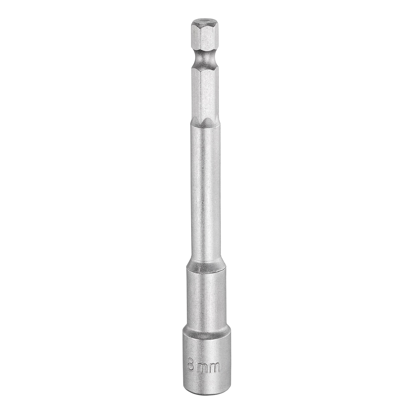 Harfington Nut Driver Drill Bit 8mm Metric Socket 1/4 Inch Hex Shank 3.94 Inch (100mm) Long Magnetic 6-Point Sockets Quick Change CR-V Steel Bolt Setters for Power Drill Drivers #S26050800UX6338