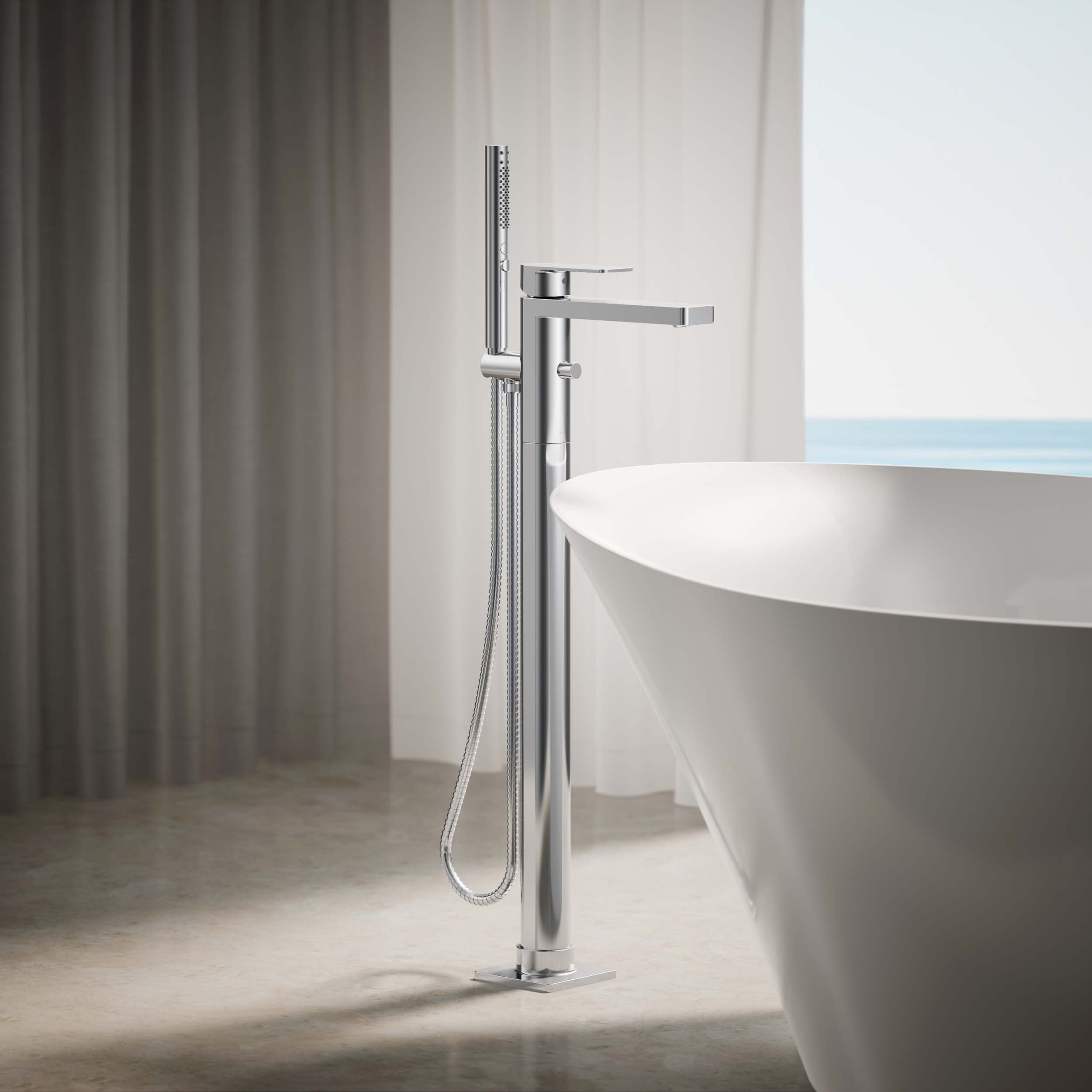 KOHLER T23492-4-CP Roman-Tub-Faucets - View #2