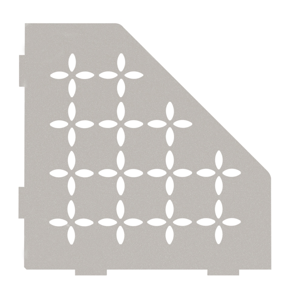 Schluter Systems SES2D5TSBG Shelf Pentagon Corner Floral Greige