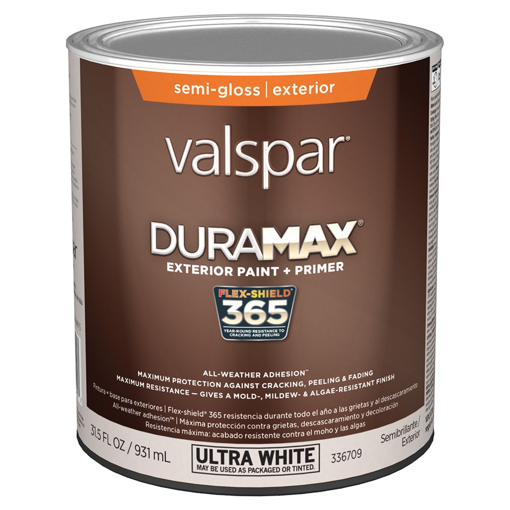 Valspar Duramax Semi-gloss Base 1 Tintable Latex Exterior Paint ...