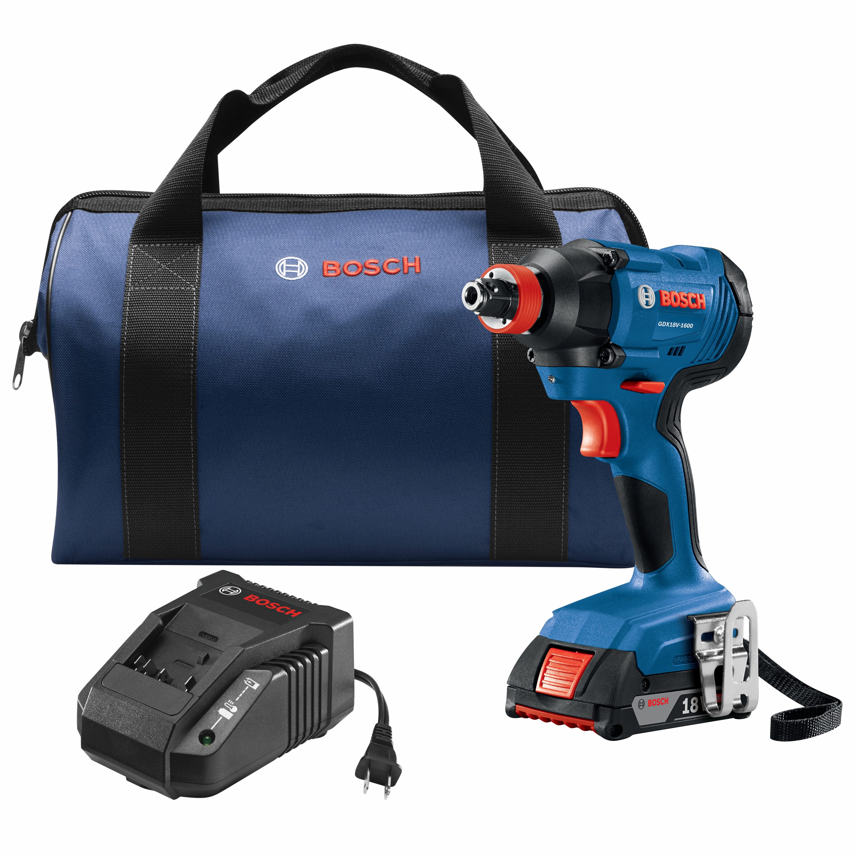 Bosch Freak 18-volt 1/4-in; 1/2-in Cordless Impact Driver (1-Battery  Included) in the Impact Drivers department at Lowes.com