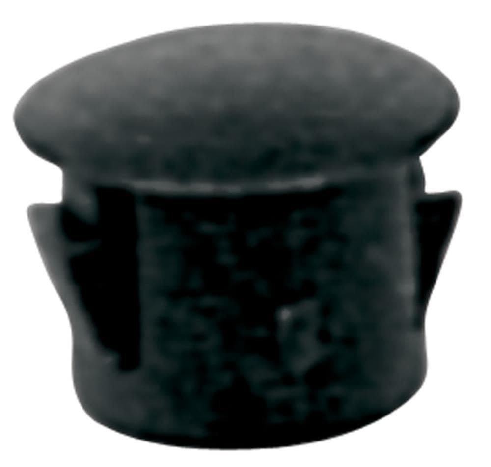 Hillman 2-Pack 4.7-in Black Plastic Hole Plug in the Hole Plugs department  at