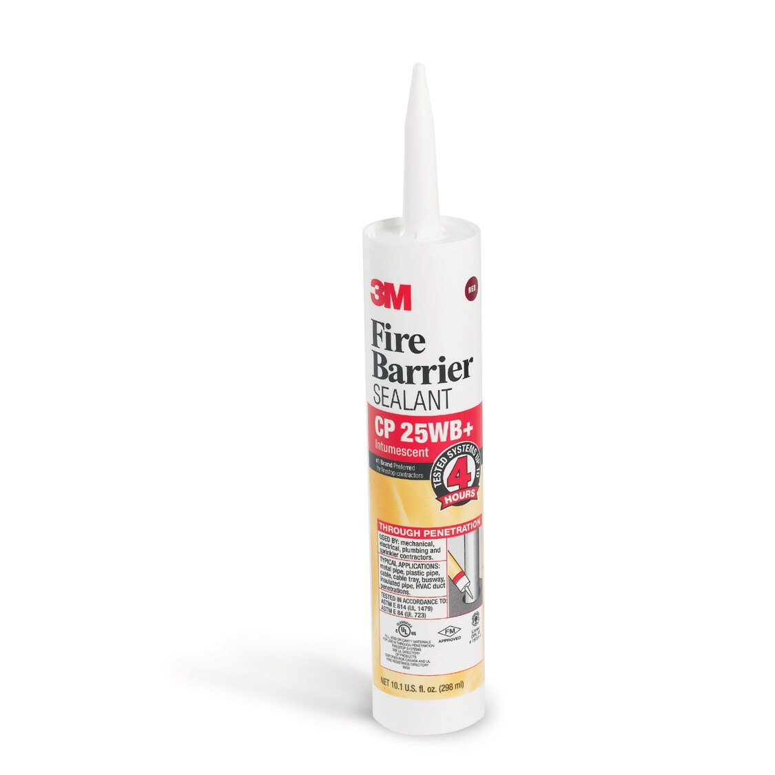 3M Firestop Intumescent Caulk CP 25WB+ Red Firestop caulk/sealant Caulk