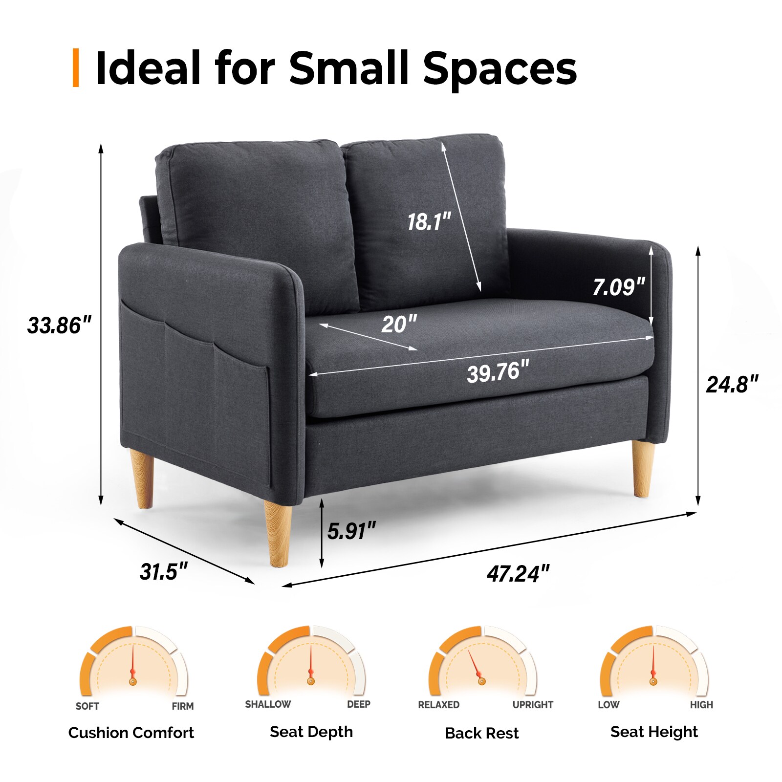Outopee LO1G98000413 Sofas-Loveseats - View #3
