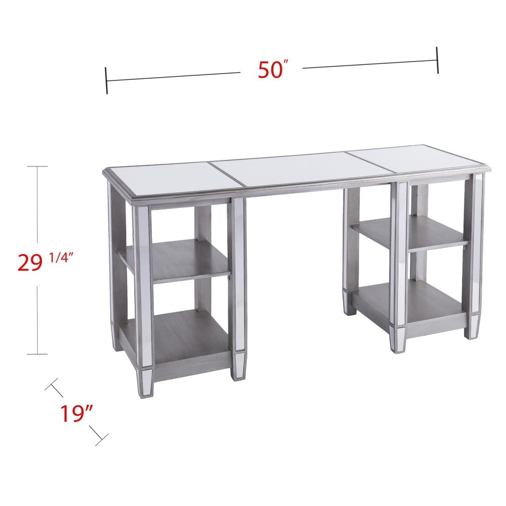 kingsbury glass writing desk