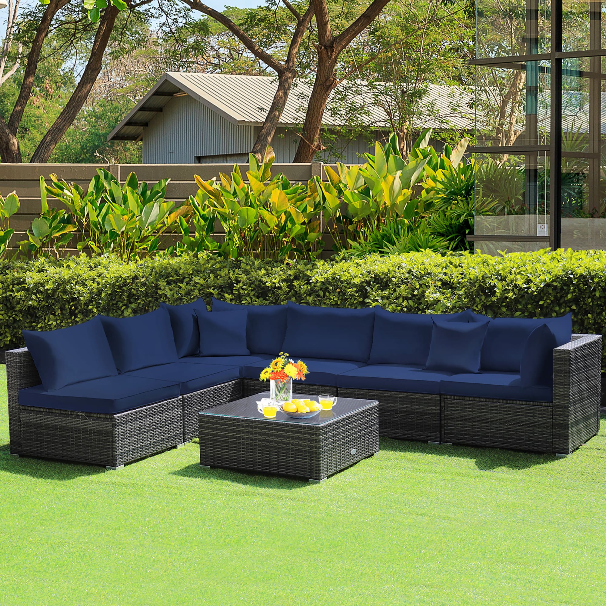 Costway HW70439NY+ Patio-Conversation-Sets - View #7