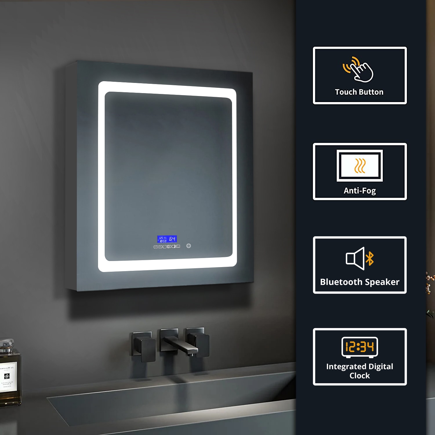 Lexora LB2432LEDMC Bathroom-Medicine-Cabinets - View #3