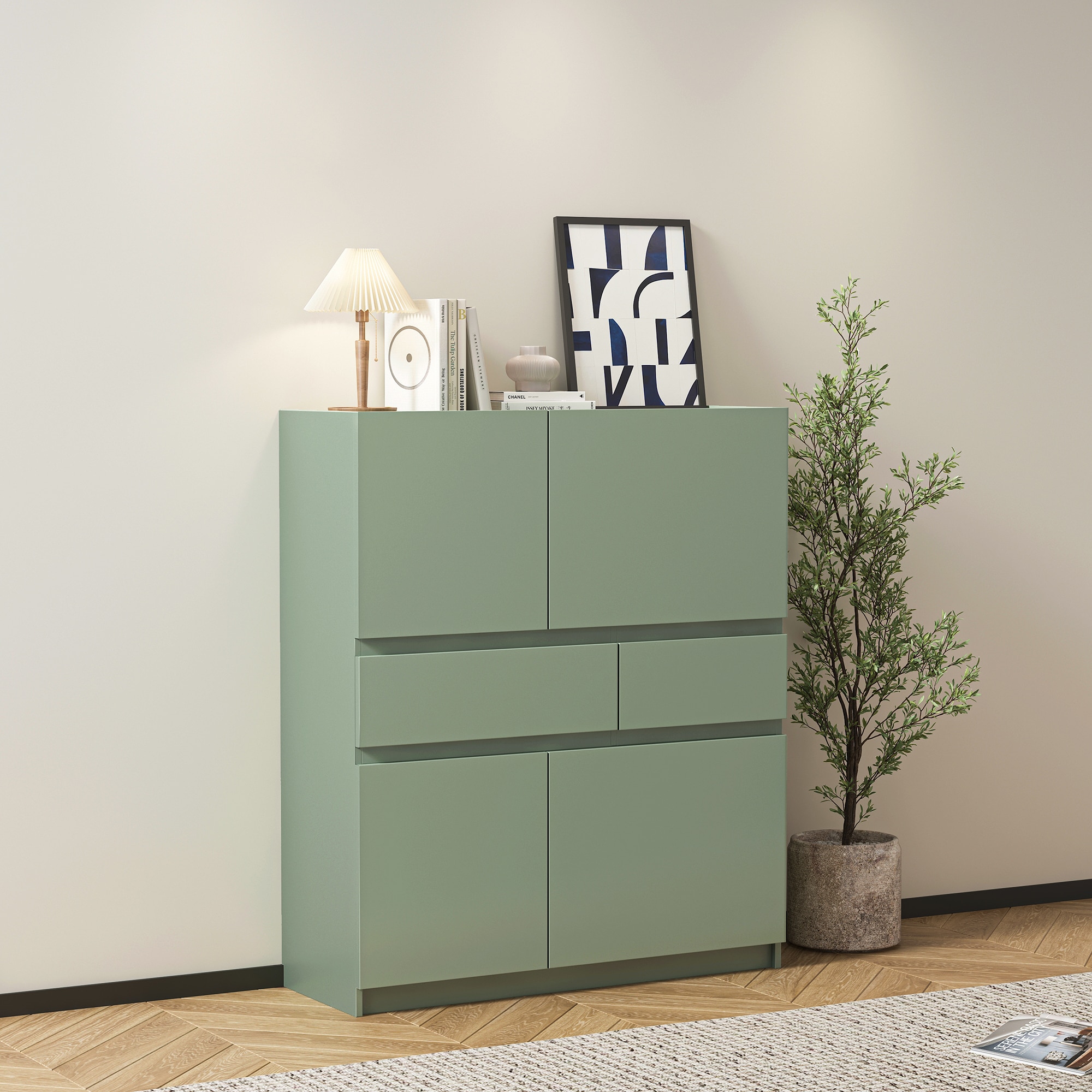 SINOFURN SYC080007GN Shoe-Racks - View #5