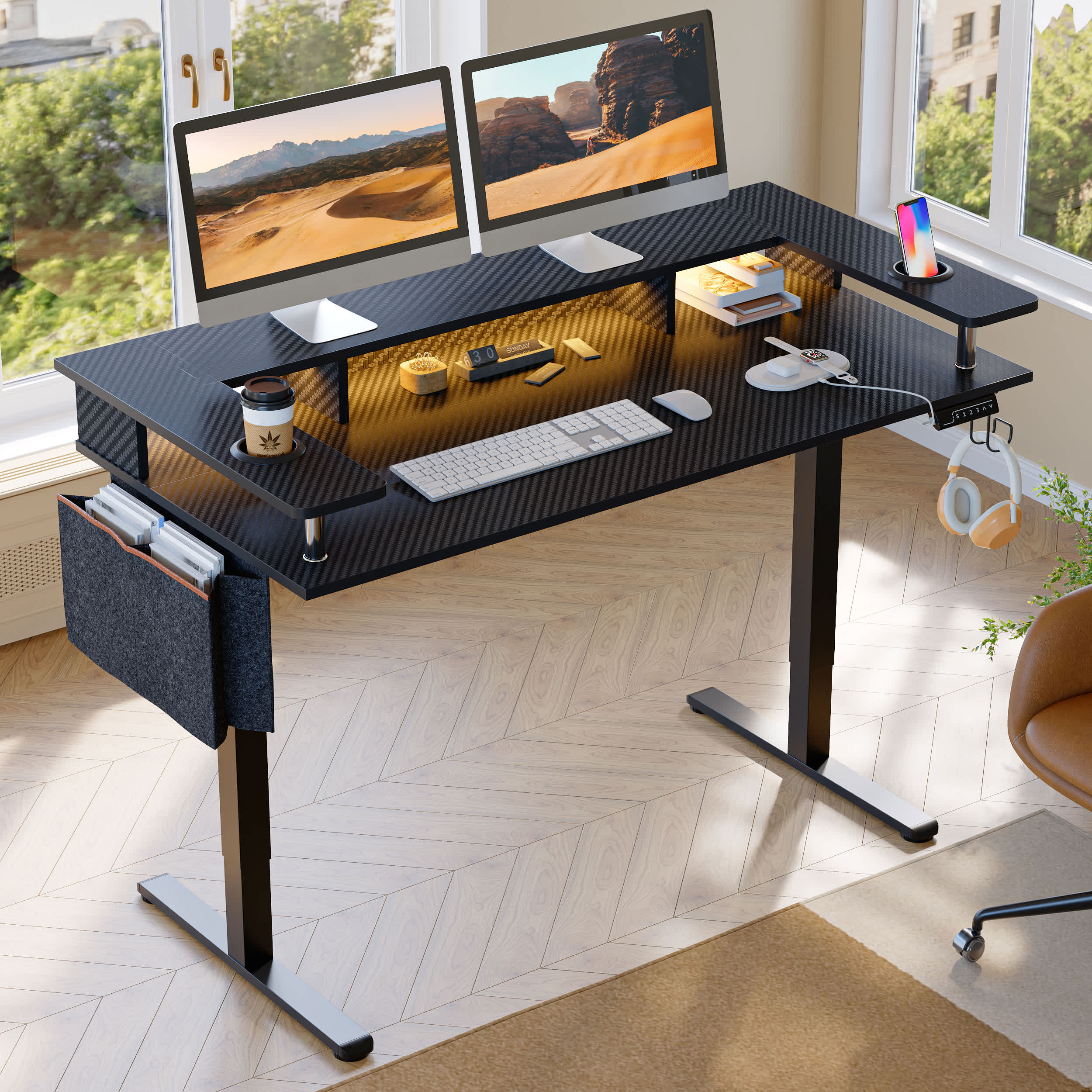 Bestier LOW-H1024147AUS-BLK desks - View #6