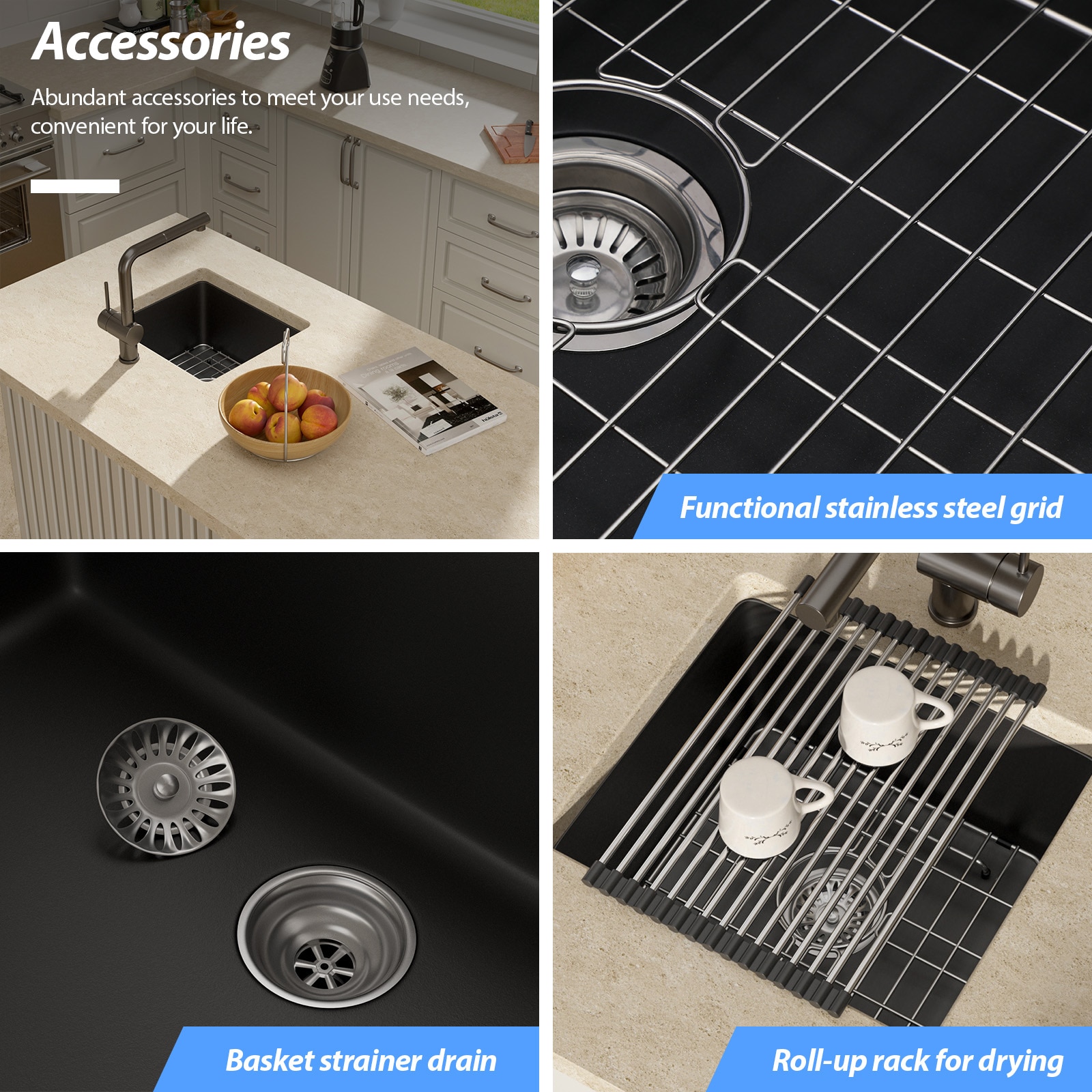Lordear LD-SYSBLU18 Kitchen-Sinks - View #7